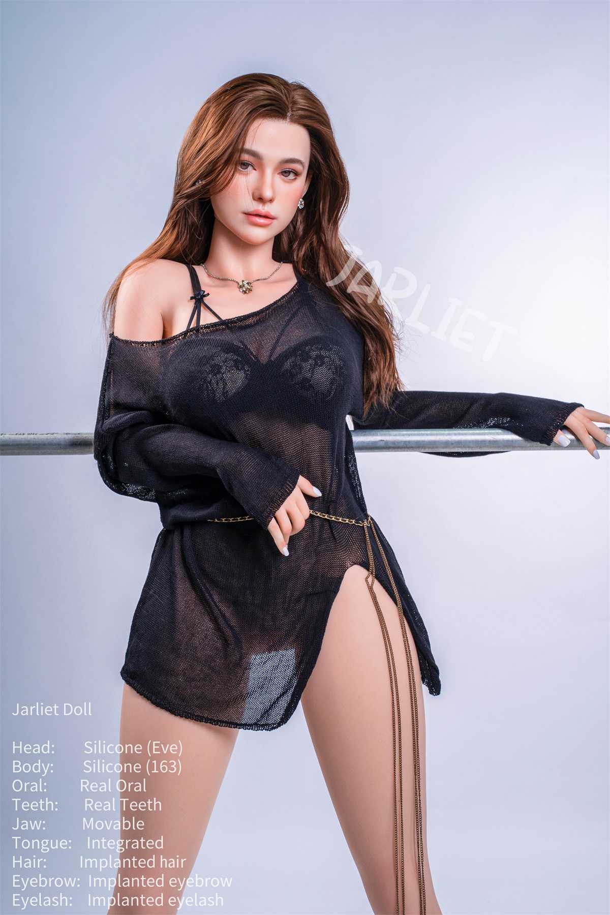 Jarliet |Manya-5ft 4/163cm Real Oral Moveable Jaw Silicone Sex Doll