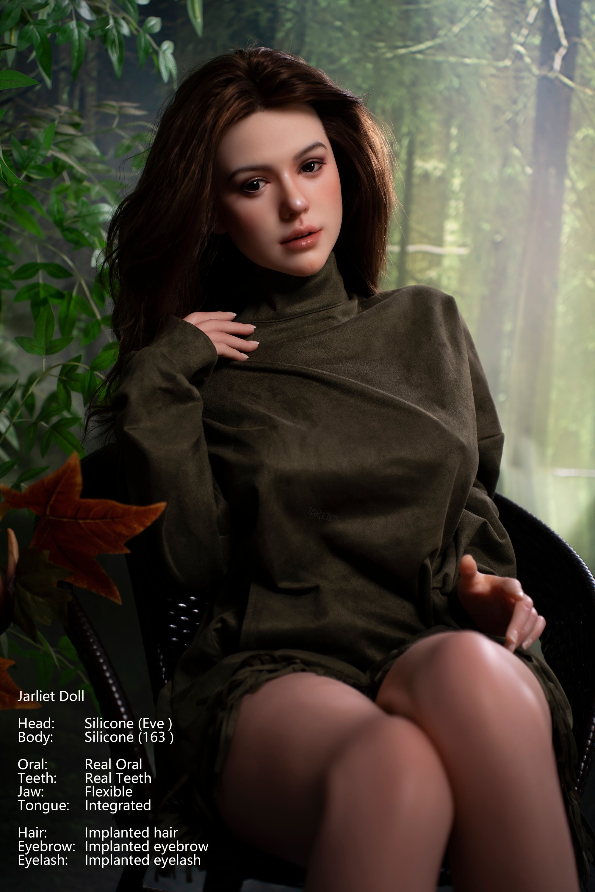 Jarliet | Eve -5ft 3/163cm Big Breasts ROS Head Full Silicone Sex Doll