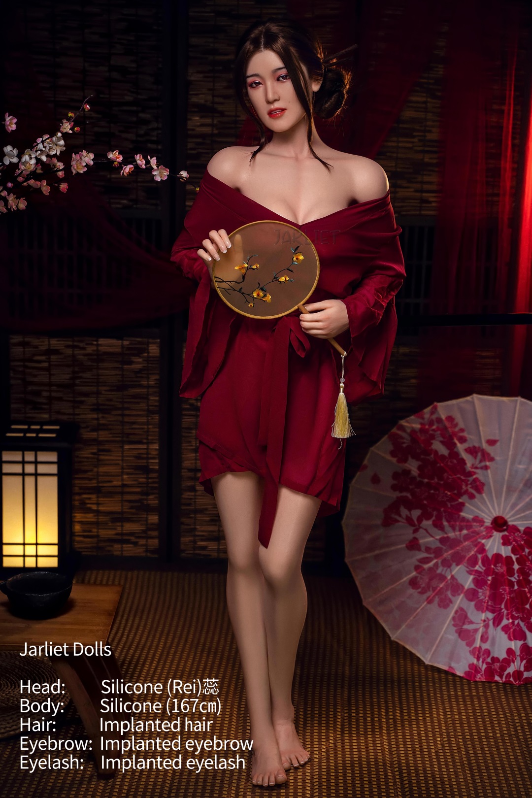 Jarliet丨Rei -5ft 5/167cm Asian Silicone Sex Doll-Honeylovedoll