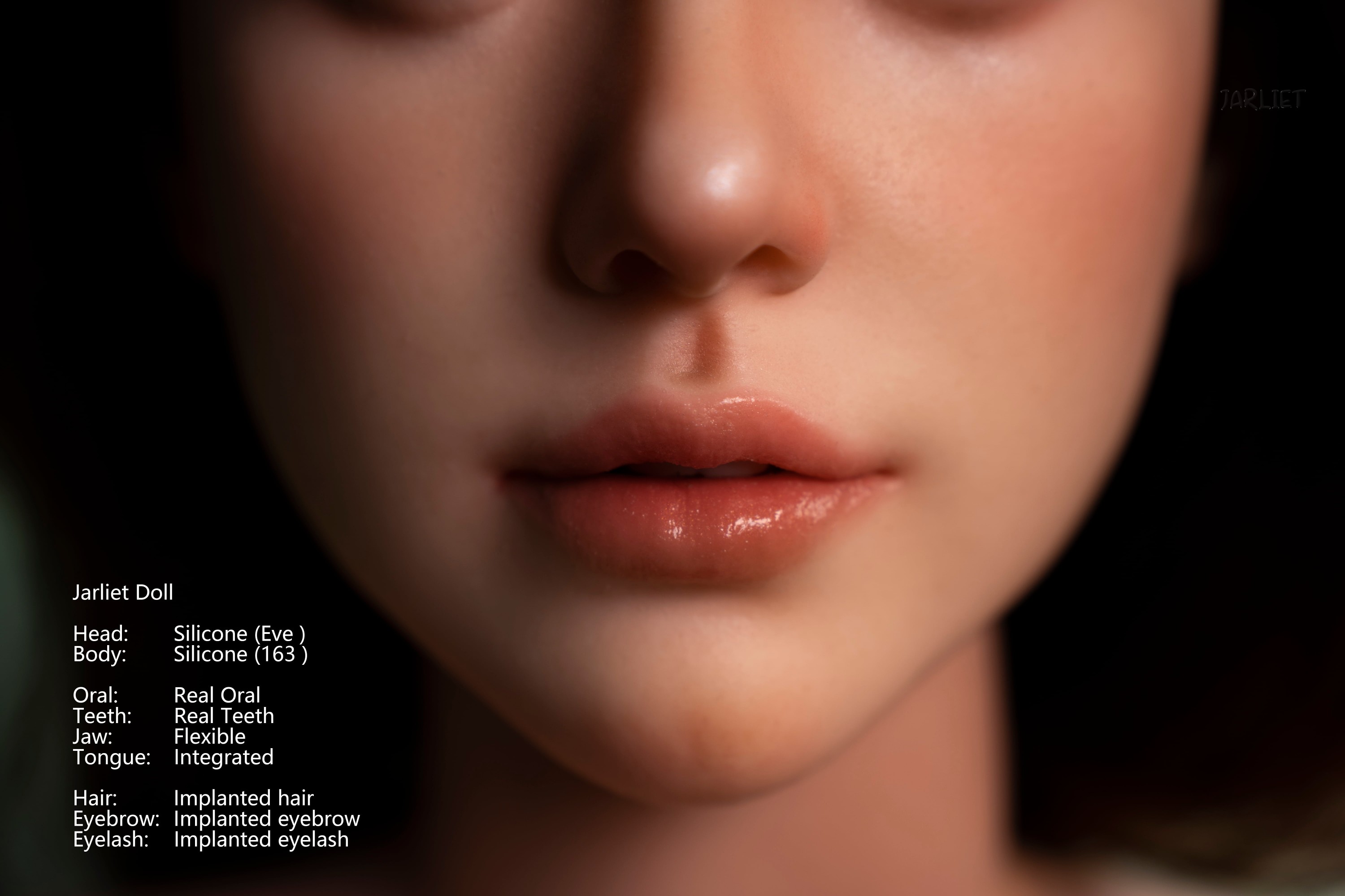 Jarliet | Eve -5ft 3/163cm Big Breasts ROS Head Full Silicone Sex Doll