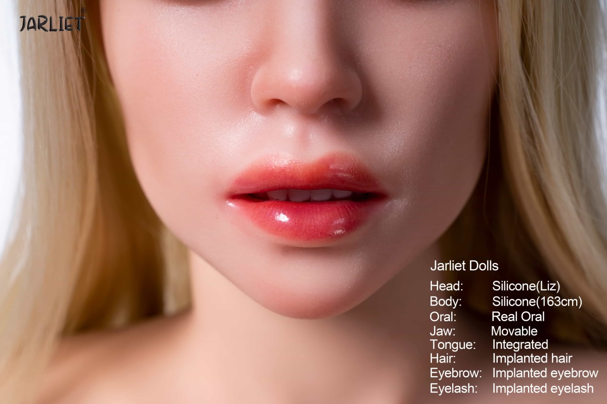 Jarliet |Liz-5ft 4/163cm ROS Real Oral Moveable Jaw Silicone Sex Doll