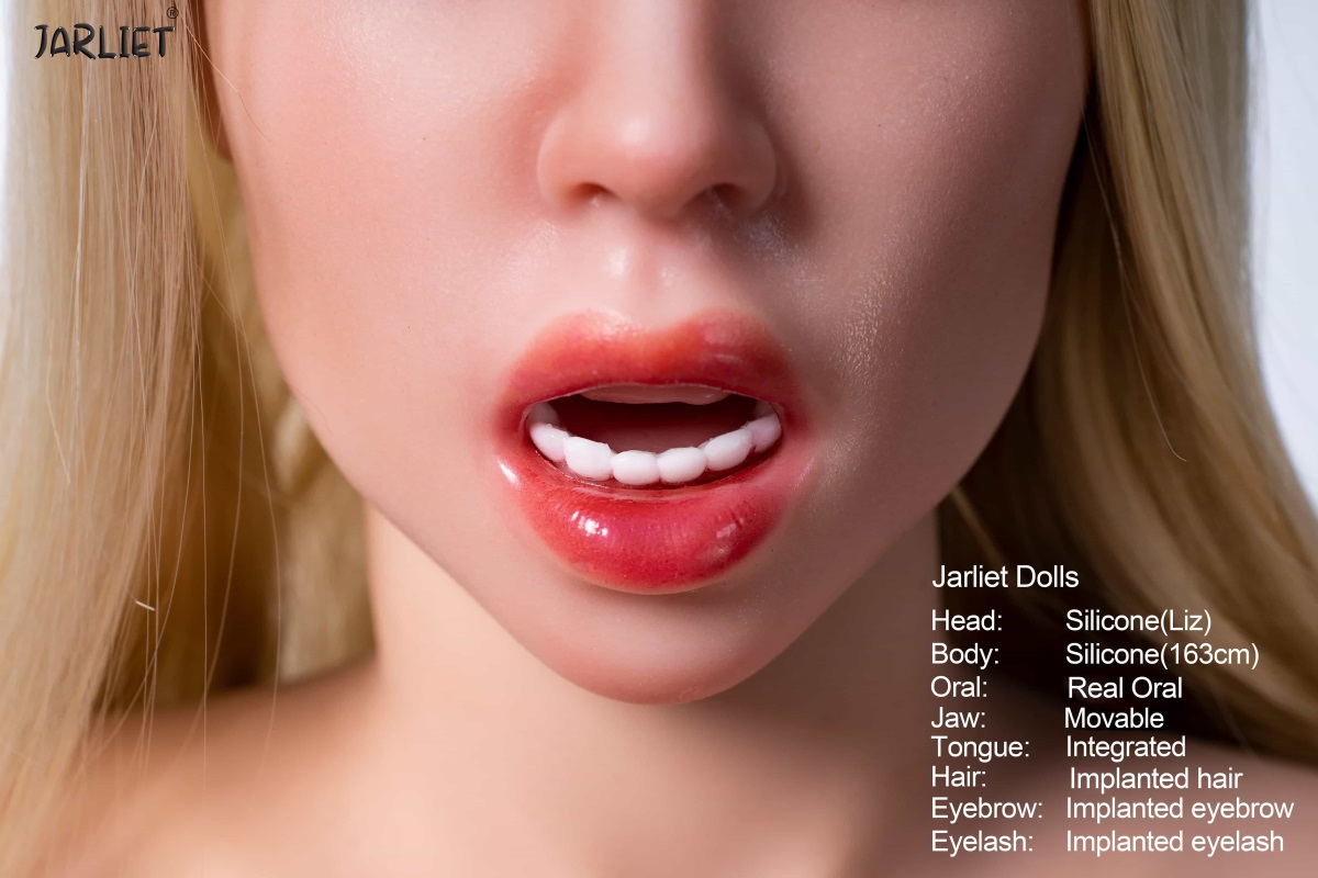 Jarliet |Liz-5ft 4/163cm ROS Real Oral Moveable Jaw Silicone Sex Doll