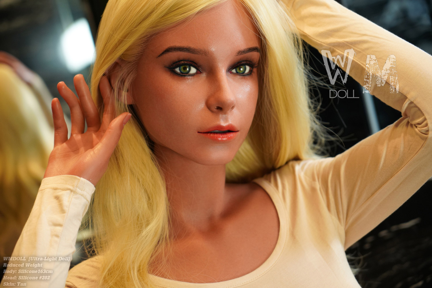 WM | Lillian2 - 5ft 4/163cm Slender Realistic Blonde Silicone Sex Doll
