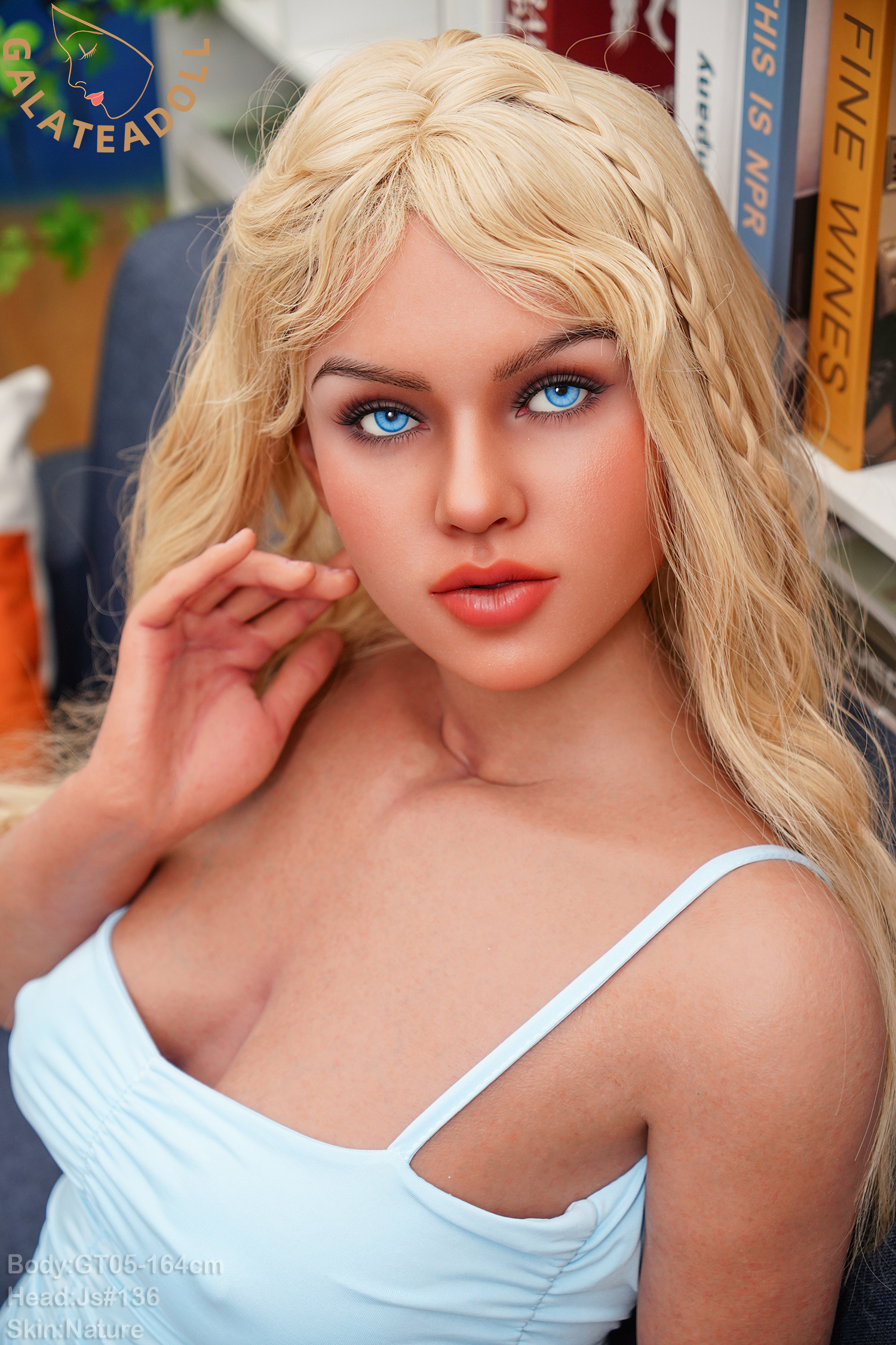 GT DOLL | Cookie-164cm(5ft5) ROS Full Silicone Blonde Medium Breast Sex Doll