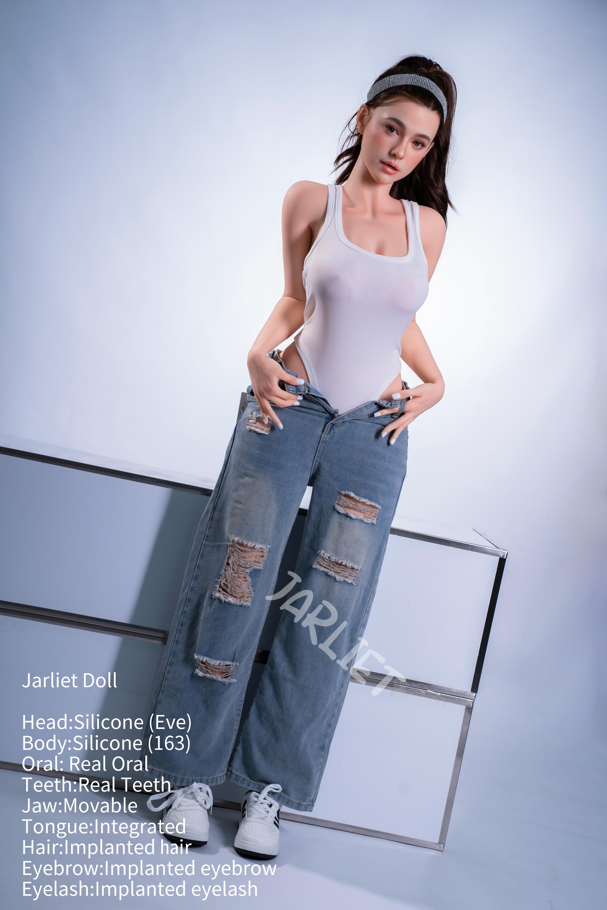 Jarliet | Eve - 5ft4/163cm ROS Asian Style Silicone Sex Doll(In Stock US)