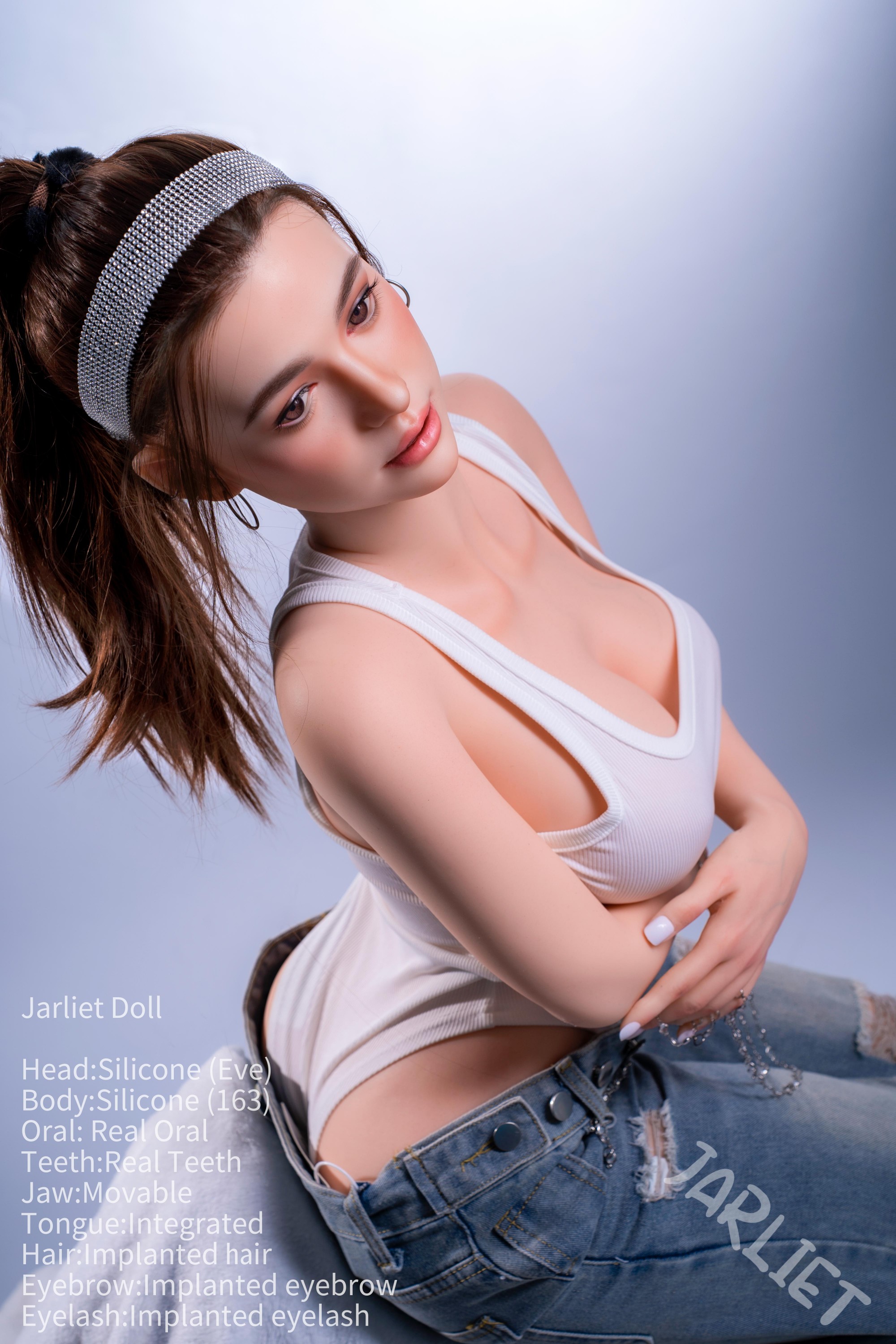 Jarliet | Eve - 5ft4/163cm ROS Asian Style Silicone Sex Doll(In Stock US)