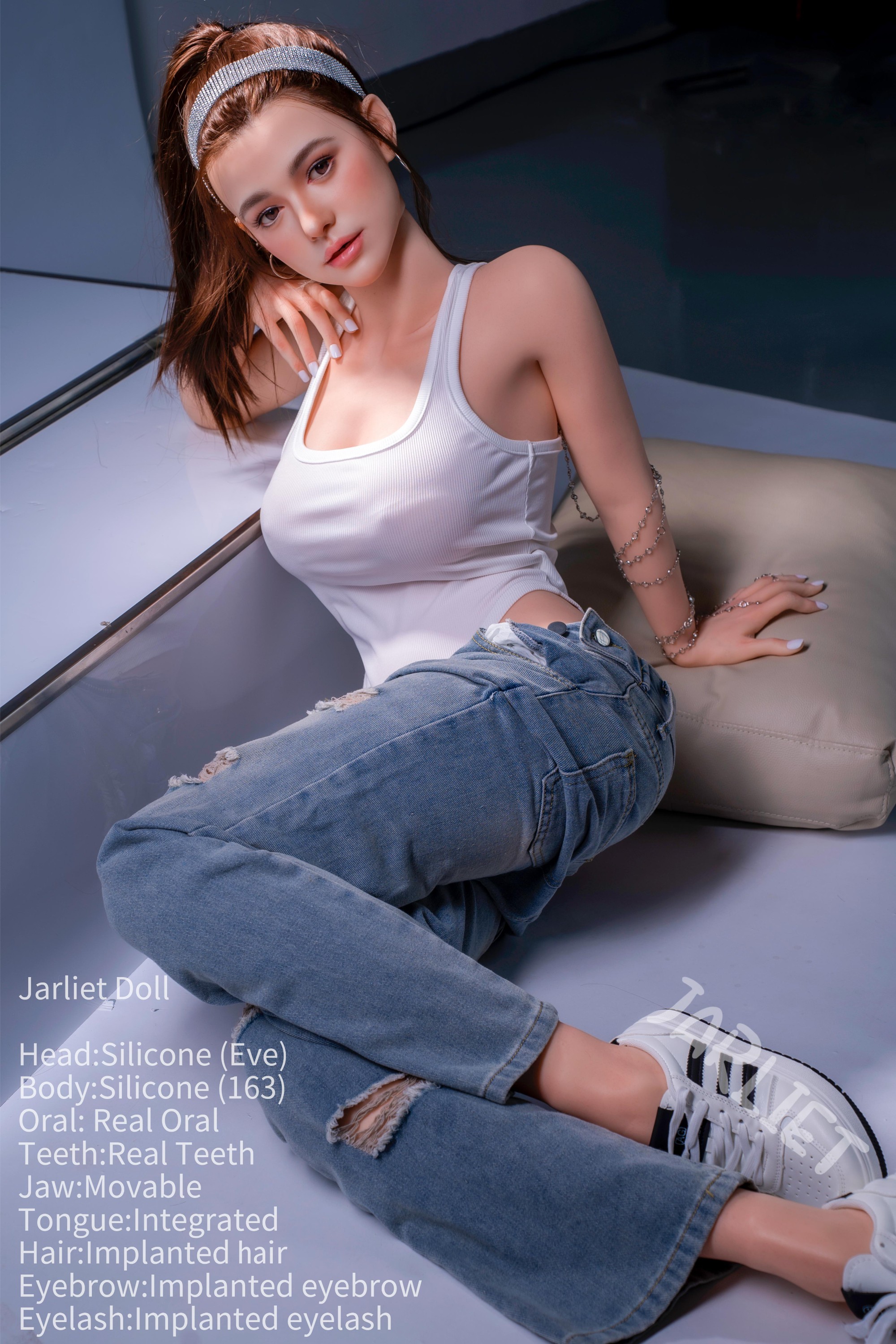 Jarliet | Eve - 5ft4/163cm ROS Asian Style Silicone Sex Doll(In Stock US)