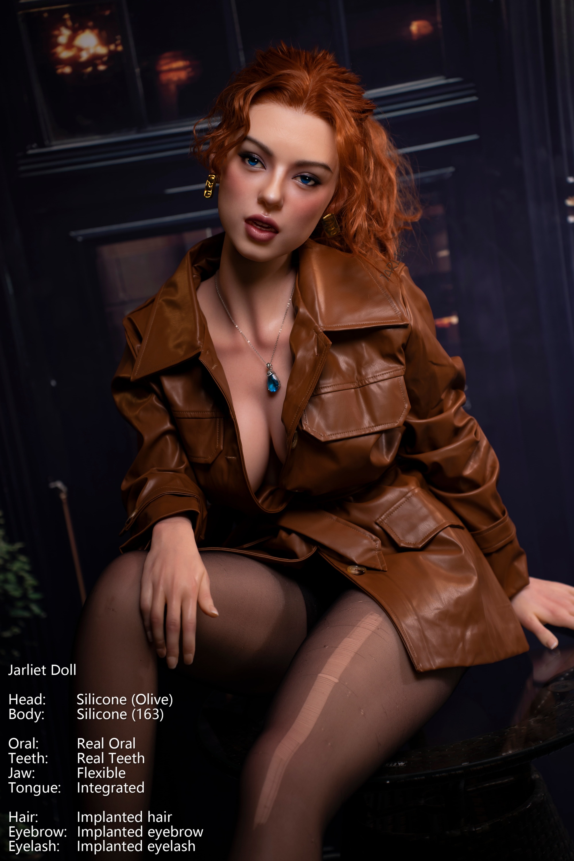 Jarliet | Olive - 5ft 3/163cm Realistic ROS Head Full Silicone Sex Doll