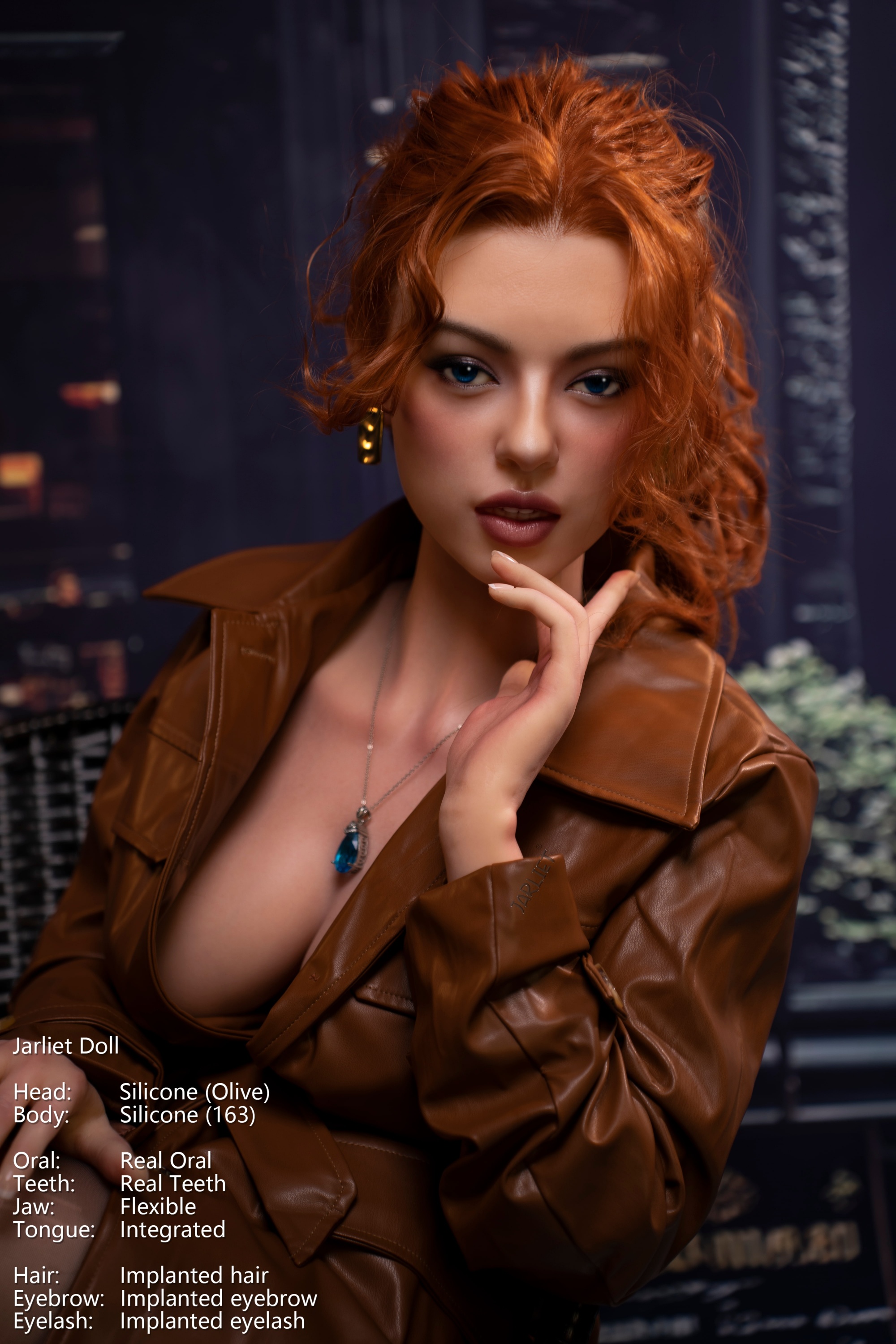 Jarliet | Olive - 5ft 3/163cm Realistic ROS Head Full Silicone Sex Doll