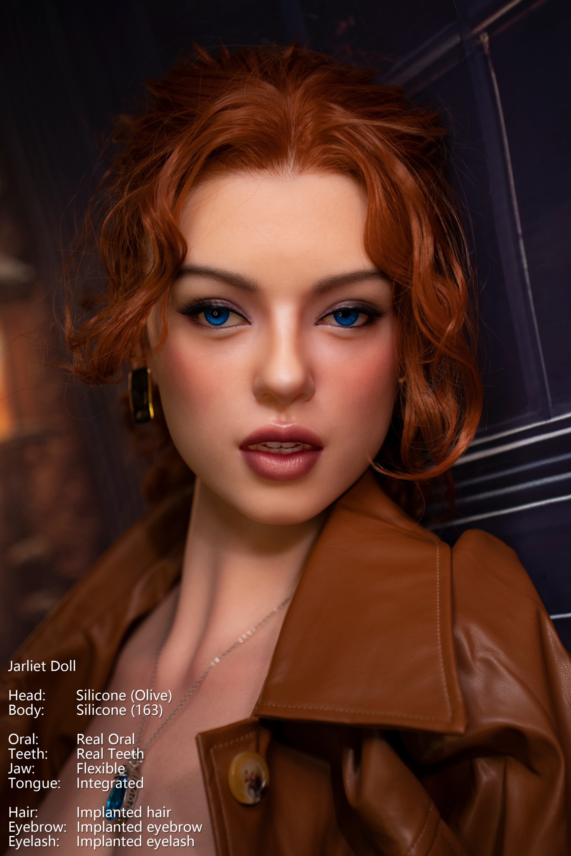 Jarliet | Olive - 5ft 3/163cm Realistic ROS Head Full Silicone Sex Doll