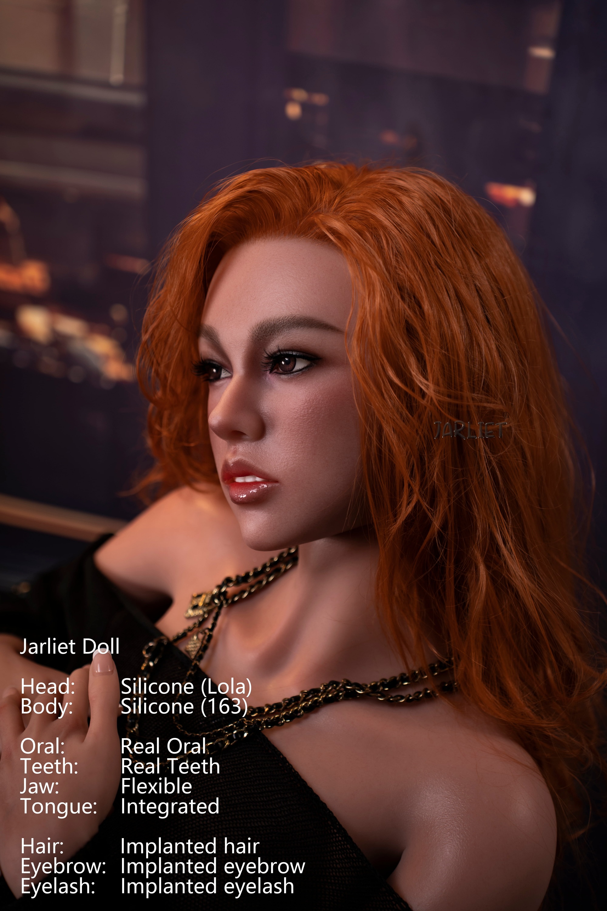 Jarliet | Lola - 5ft 3/163cm Realistic ROS Head Full Silicone Sex Doll