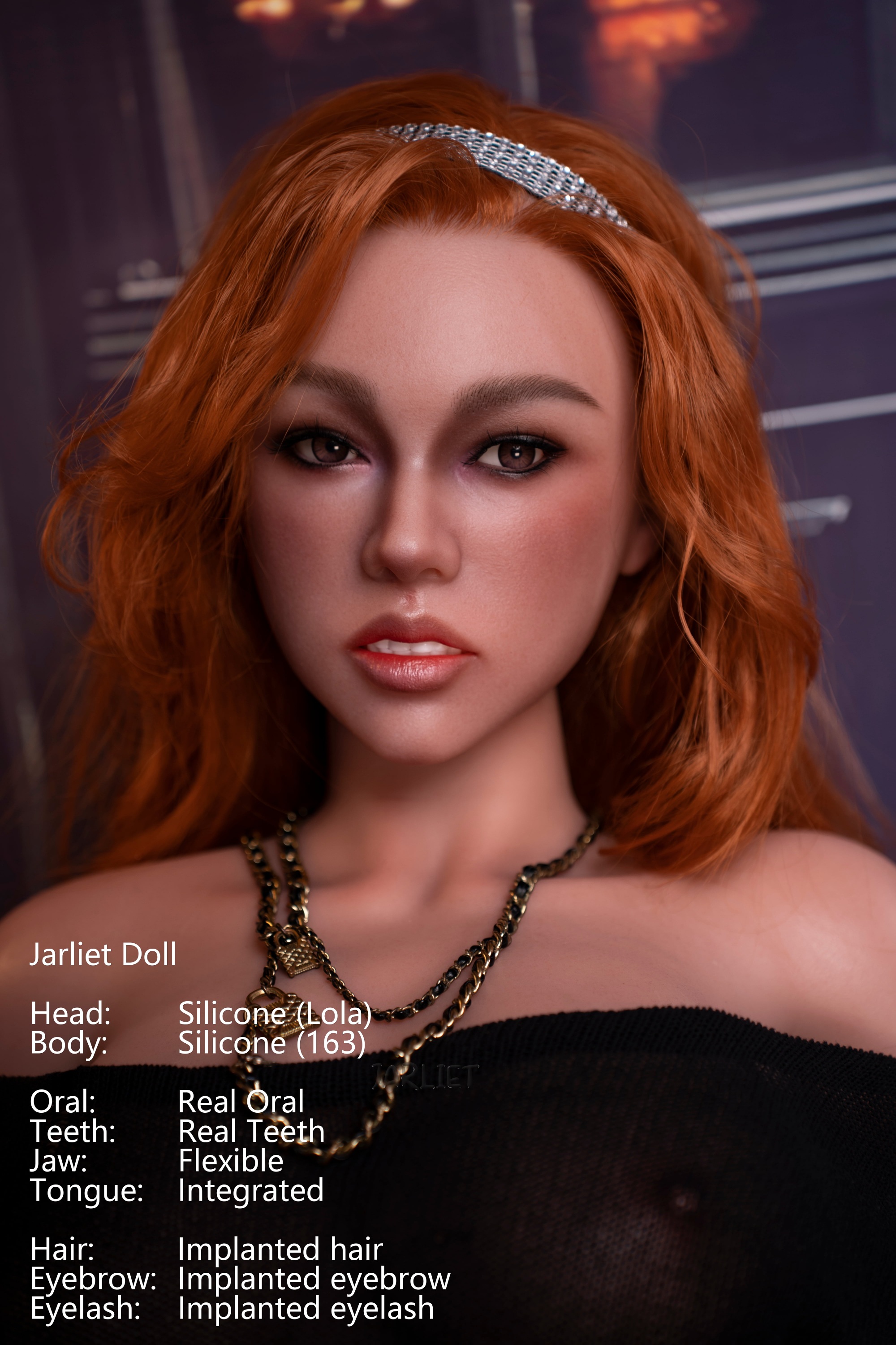 Jarliet | Lola - 5ft 3/163cm Realistic ROS Head Full Silicone Sex Doll