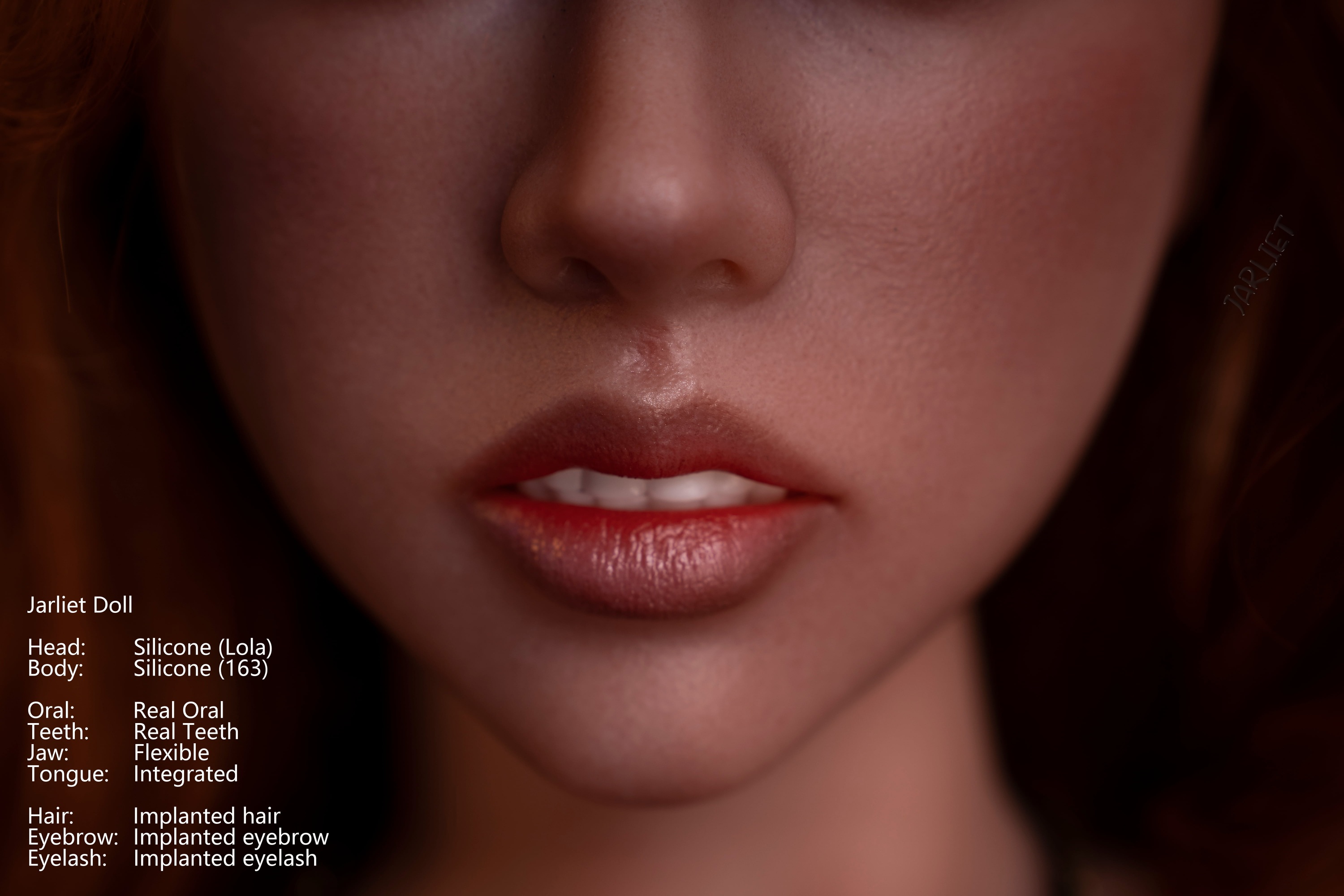 Jarliet | Lola - 5ft 3/163cm Realistic ROS Head Full Silicone Sex Doll