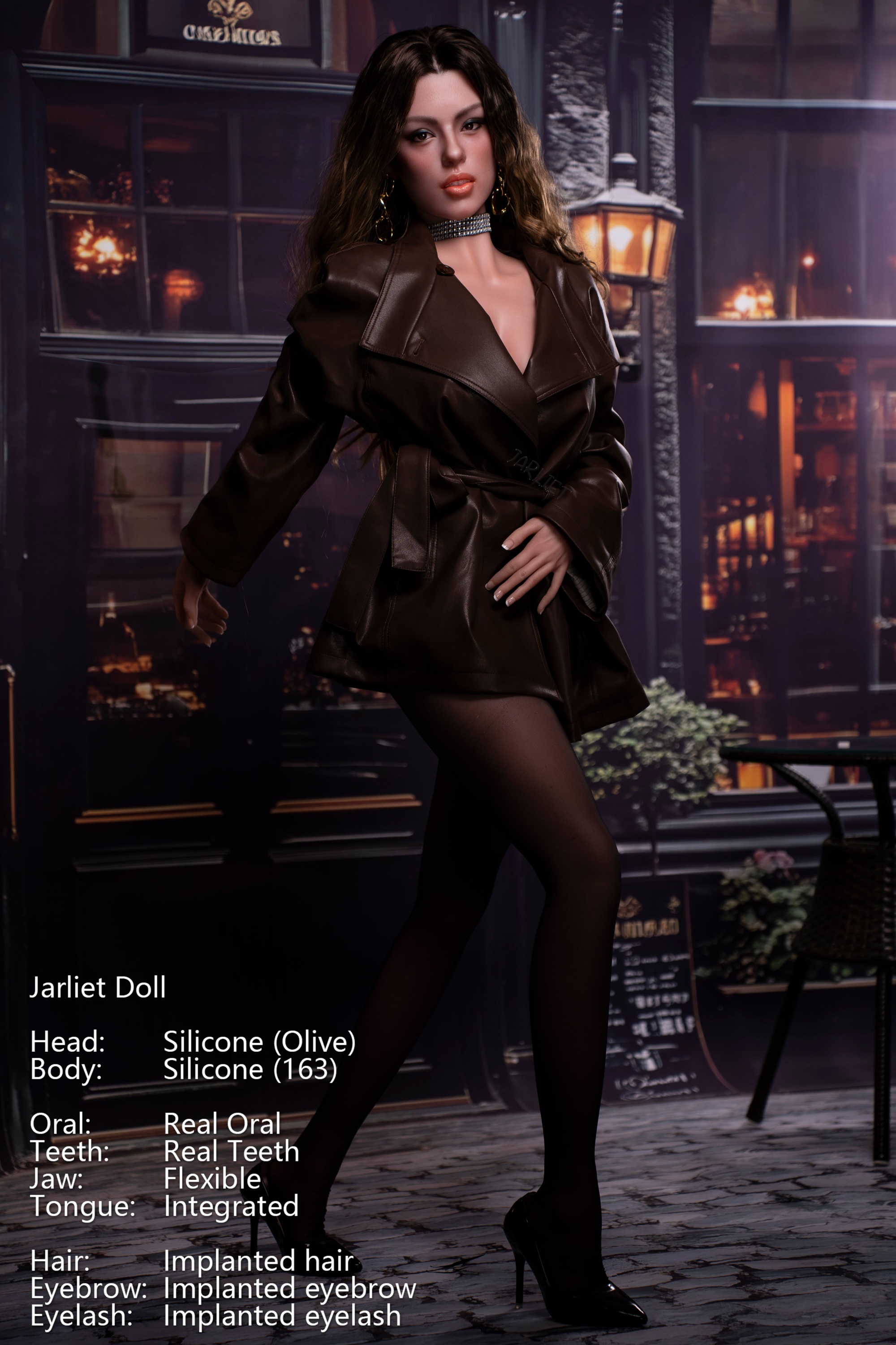 Jarliet | Olive 2 - 5ft 3/163cm Realistic ROS Head Full Silicone Sex Doll