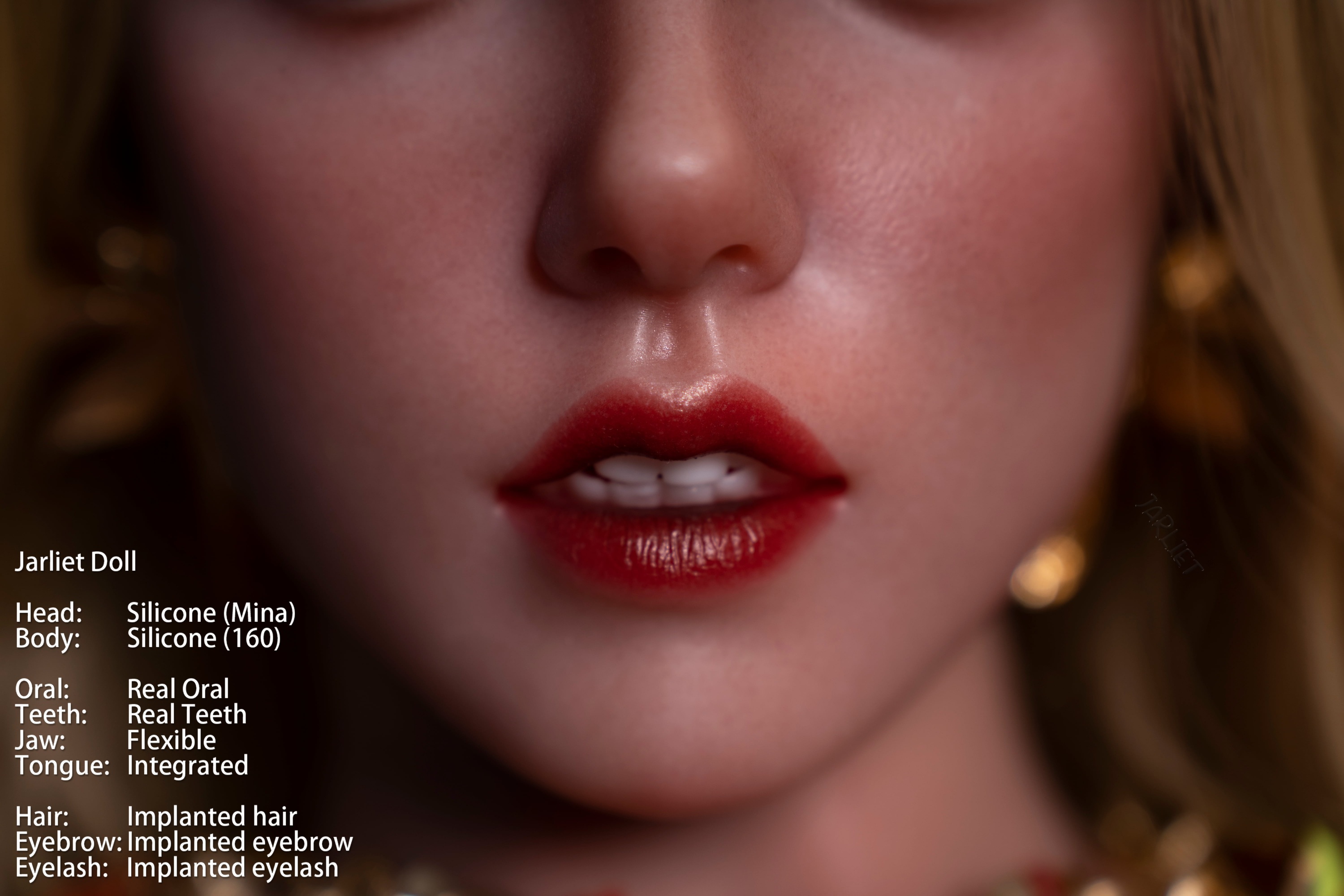 Jarliet | Mina -5ft 3/160cm Realistic ROS Head Full Silicone Asian Sex Doll