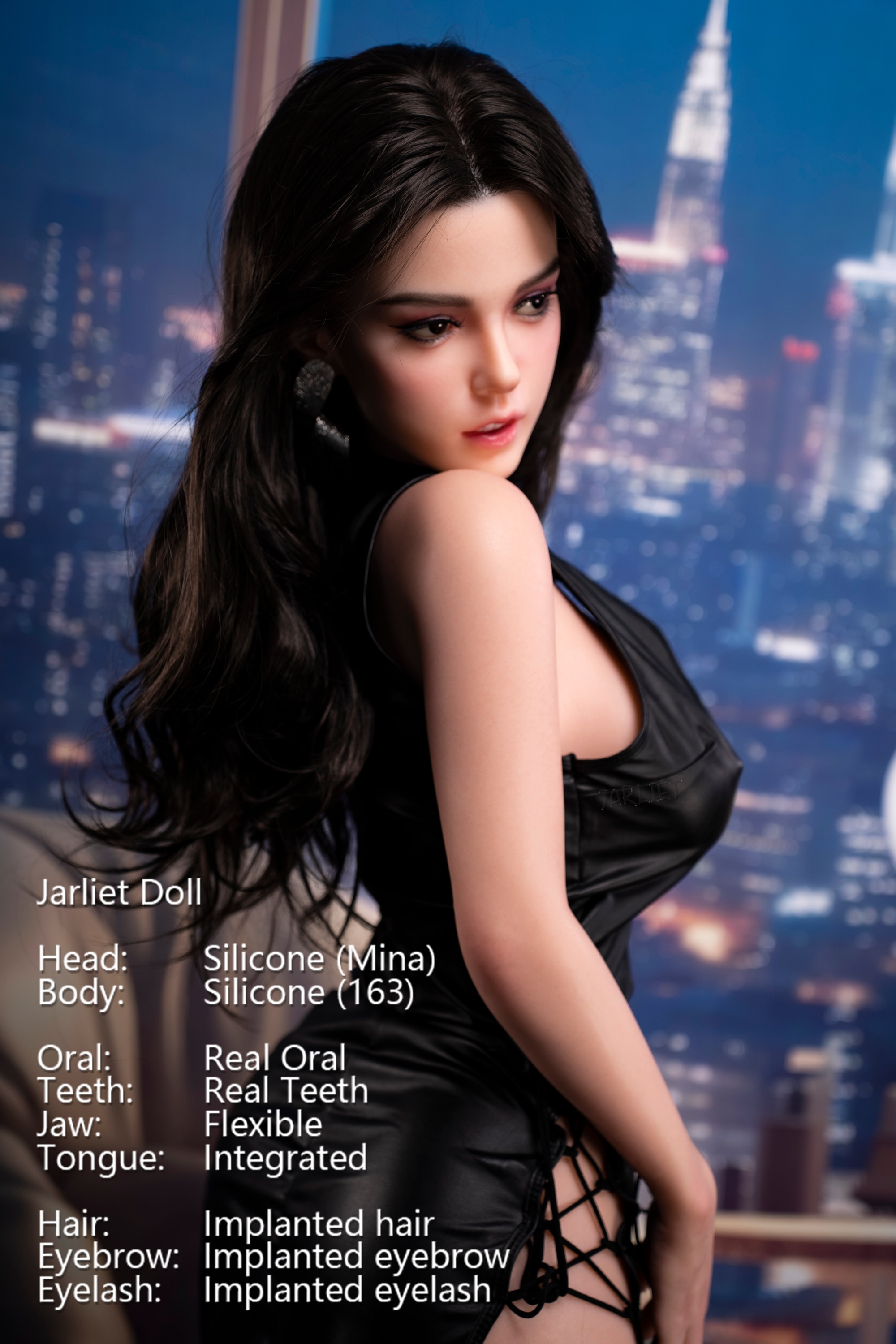 Jarliet | Mina -5ft 3/163cm Realistic ROS Head Full Silicone Asian Sex Doll