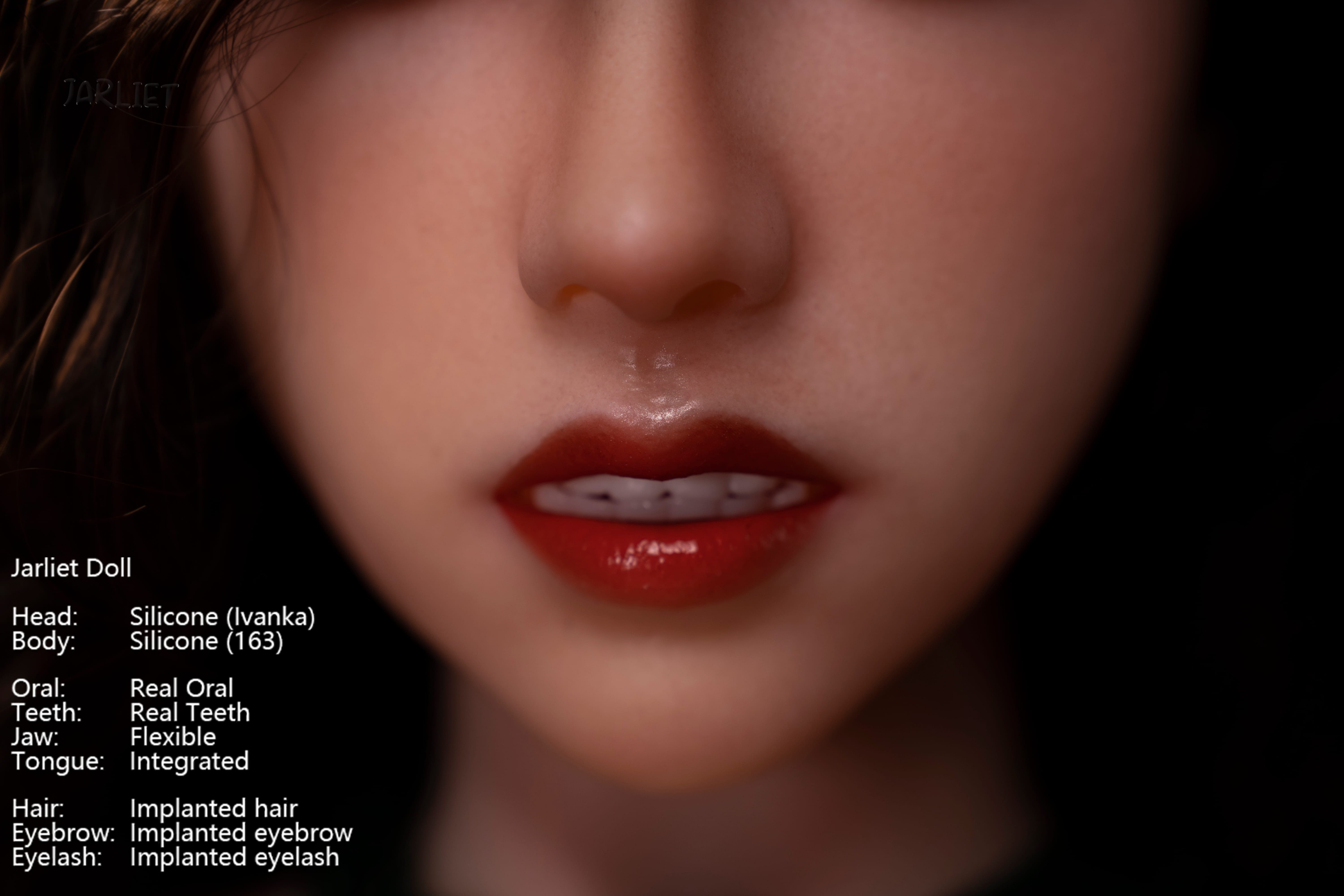 Jarliet | Ivanka -5ft 3/163cm Realistic ROS Head Full Silicone Sex Doll