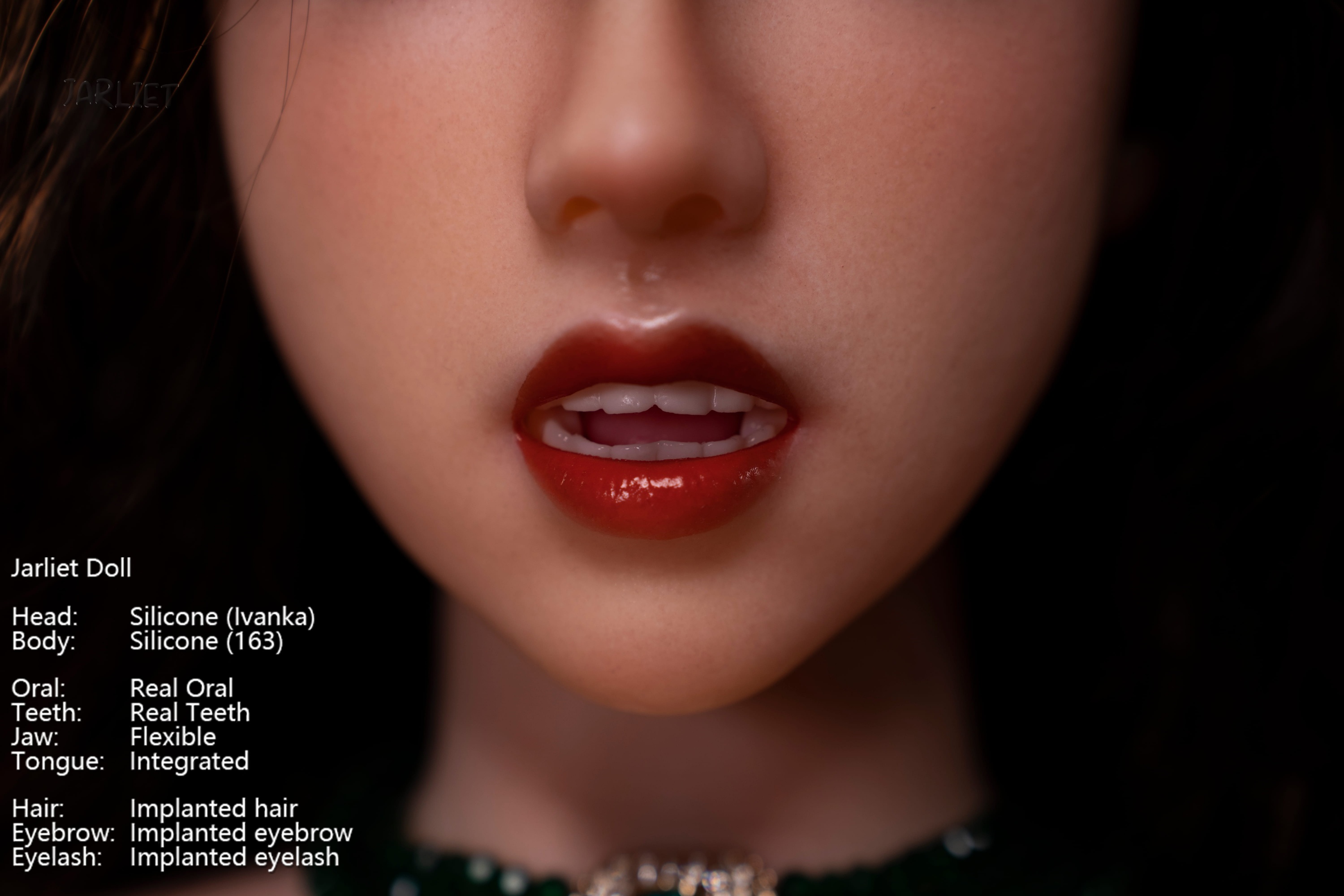 Jarliet | Ivanka -5ft 3/163cm Realistic ROS Head Full Silicone Sex Doll