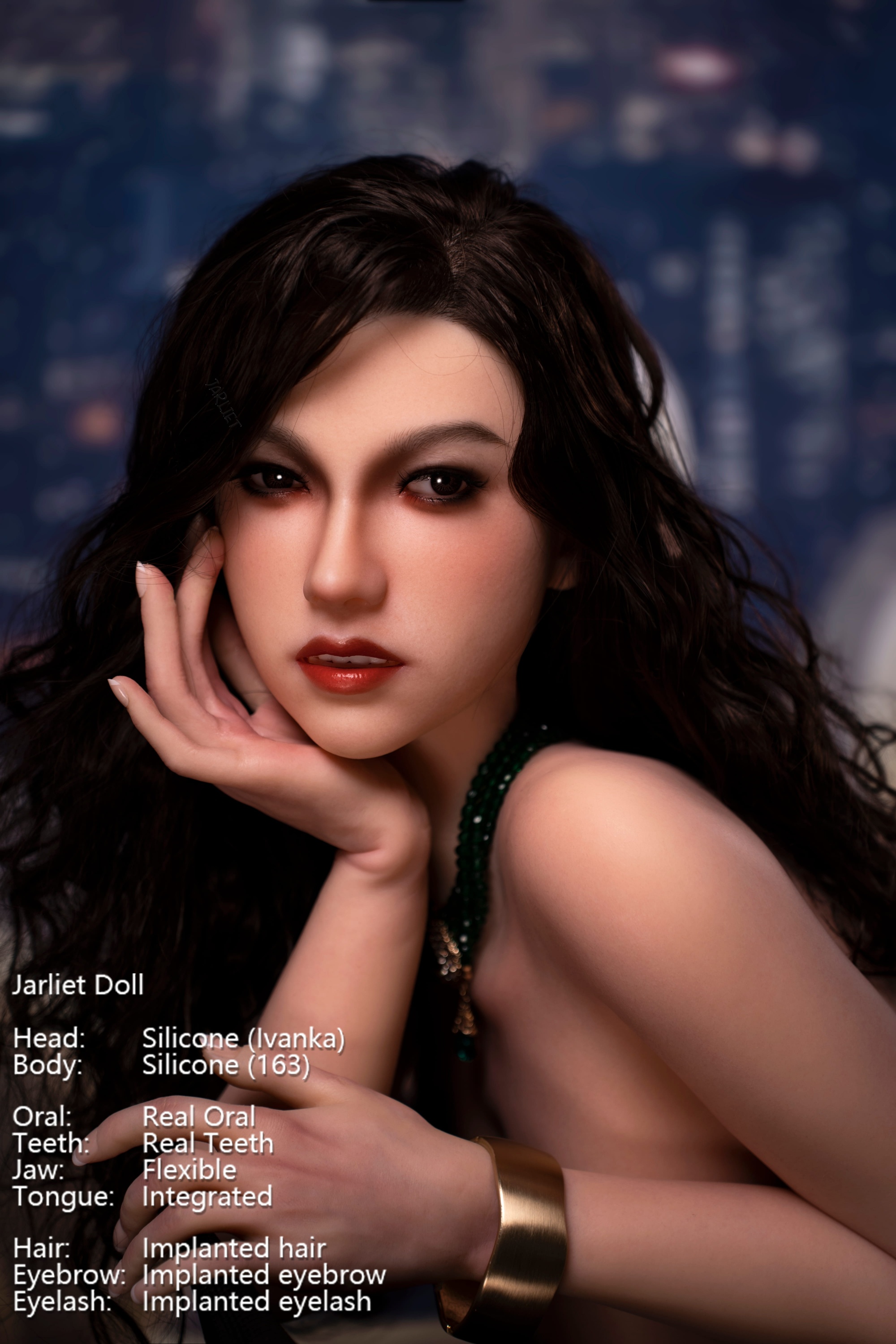 Jarliet | Ivanka -5ft 3/163cm Realistic ROS Head Full Silicone Sex Doll