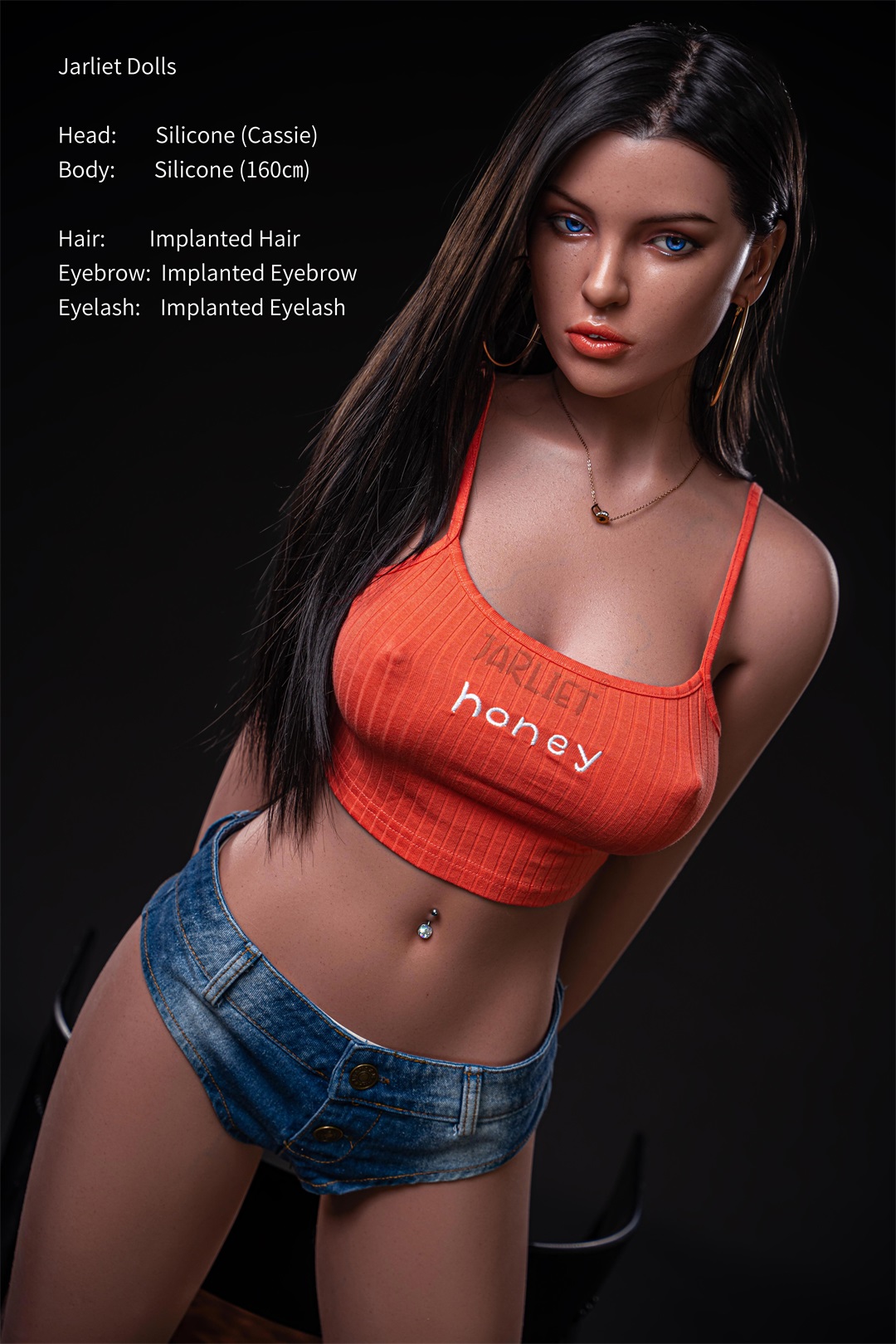 Jarliet丨Cassie-5ft 2/160cm Skinny Silicone Sex Doll-Honeylovedoll