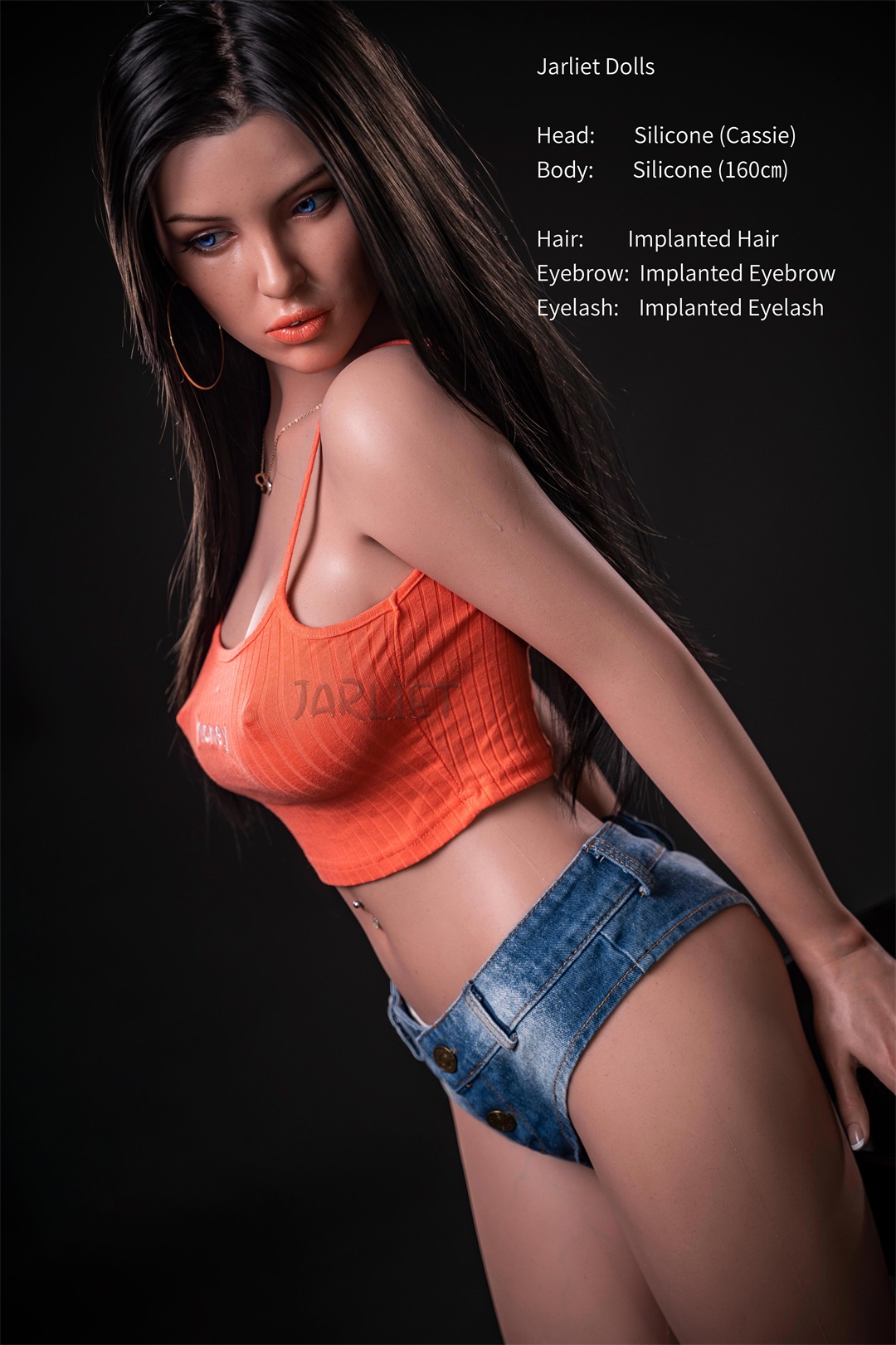 Jarliet丨Cassie-5ft 2/160cm Skinny Silicone Sex Doll-Honeylovedoll