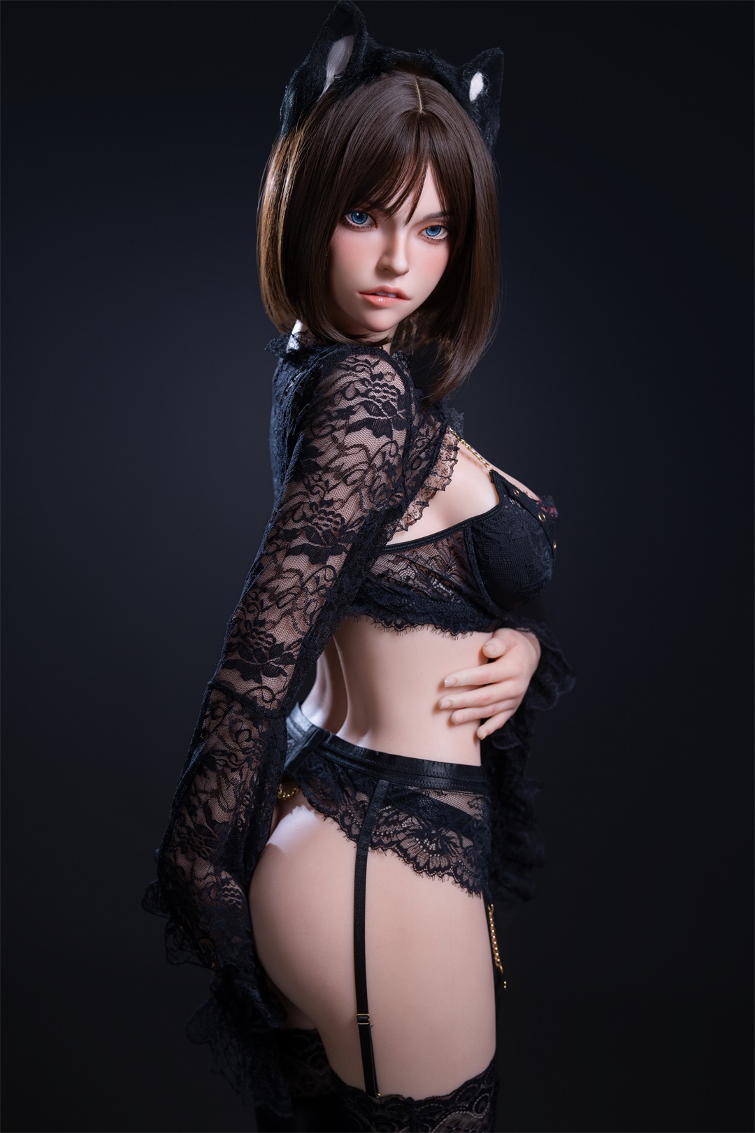 Bess - Ultra Light 5ft 2/158cm D-cup Movable Jaw Silicone Sex Doll