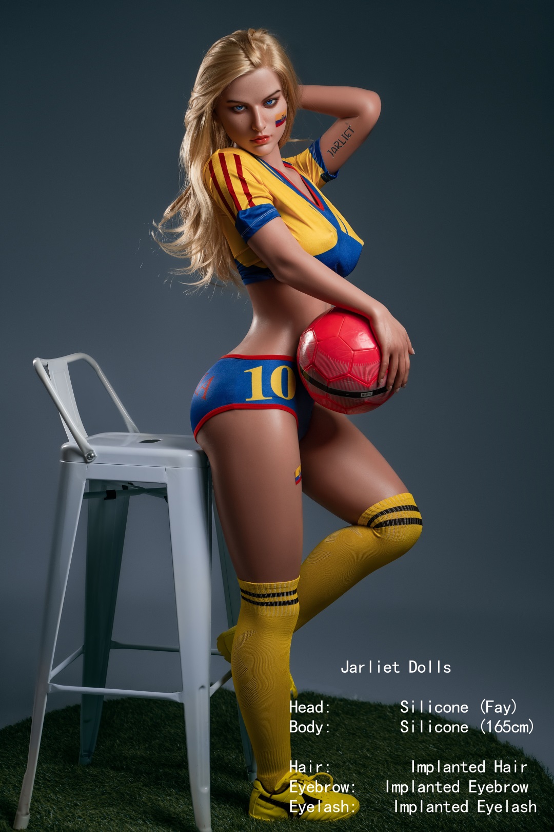 Jarliet | Fay -5ft 4/165cm Silicone Head Sex Doll