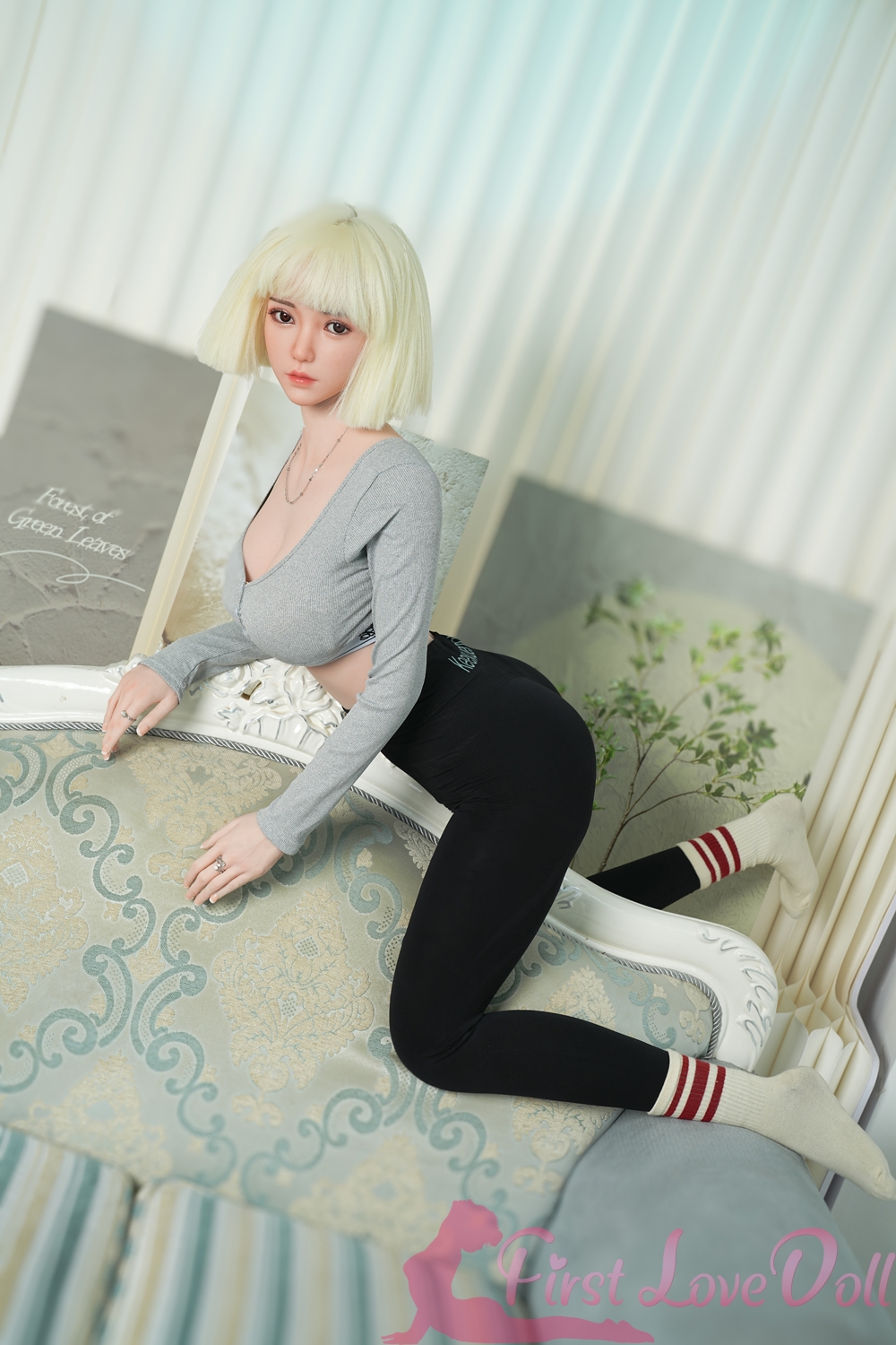 JX Doll | White- (3 Sizes) European Style D-Cup Silicone Head Sex Doll