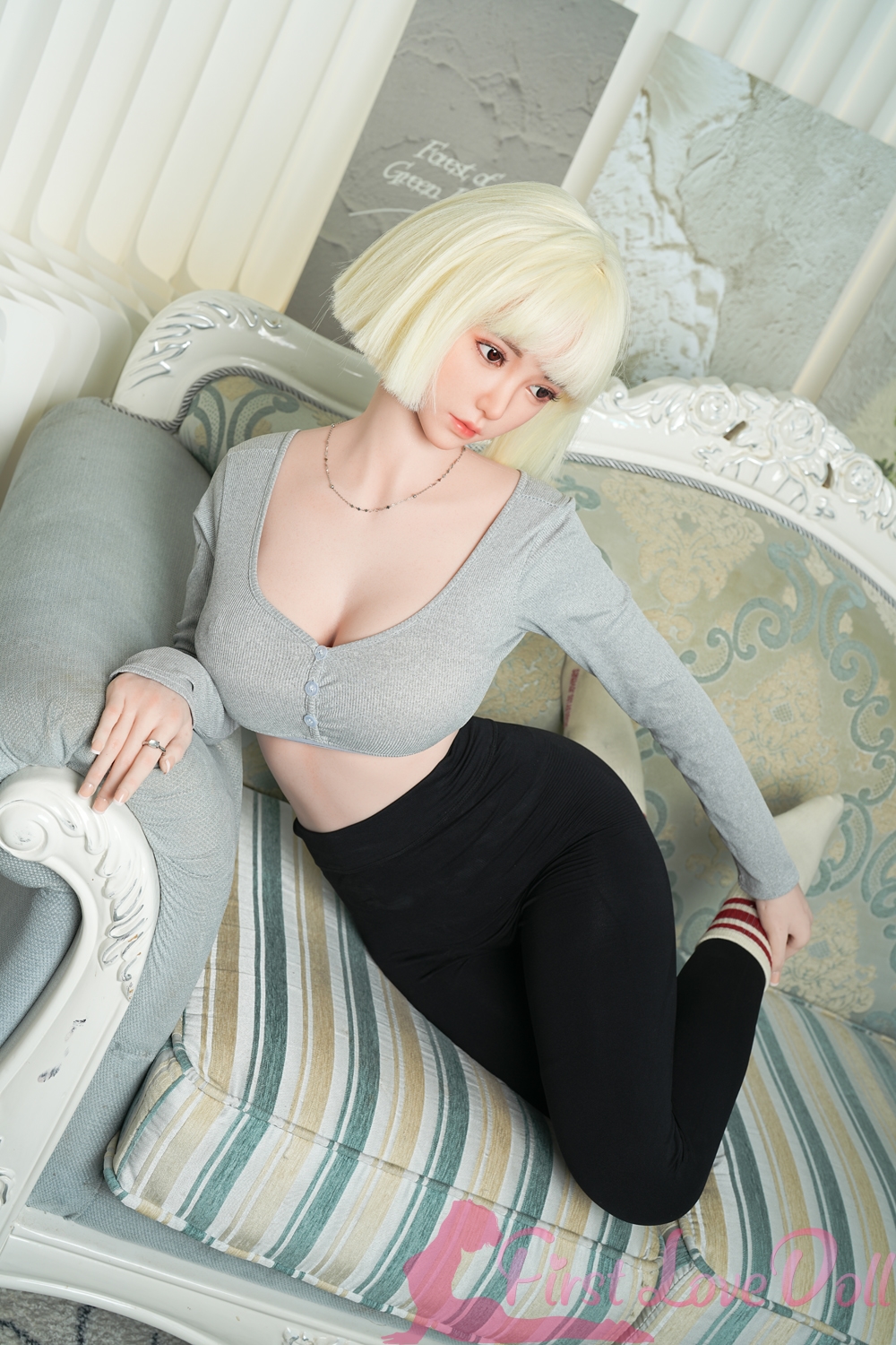 JX Doll | White- (3 Sizes) European Style D-Cup Silicone Head Sex Doll