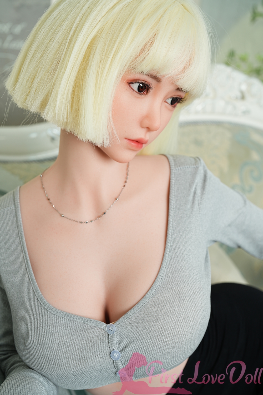 JX Doll | White- (3 Sizes) European Style D-Cup Silicone Head Sex Doll