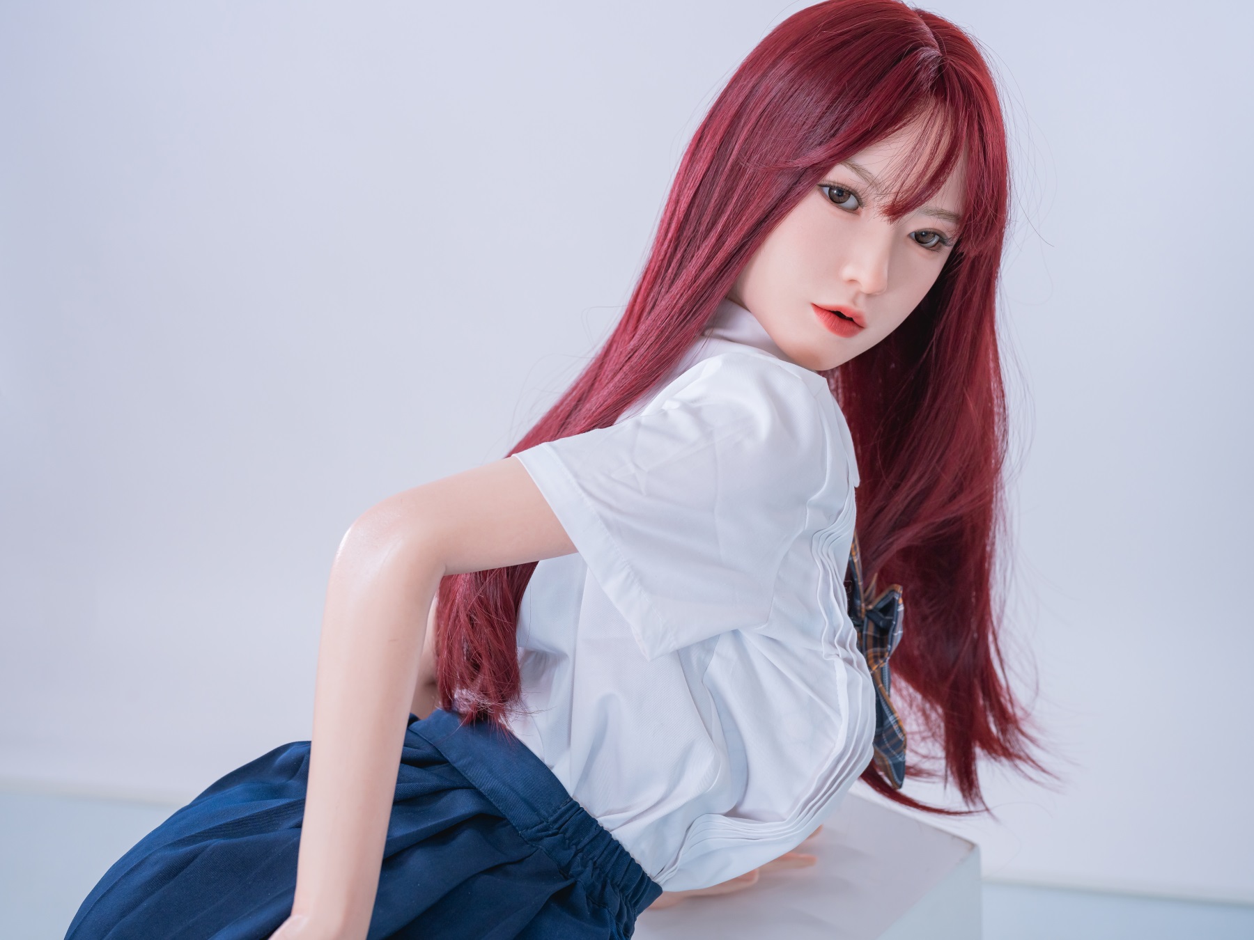 Pink -158cm(5ft2)  Medium Breast ROS Mixed Blood Lifelike Silicone Sex Doll