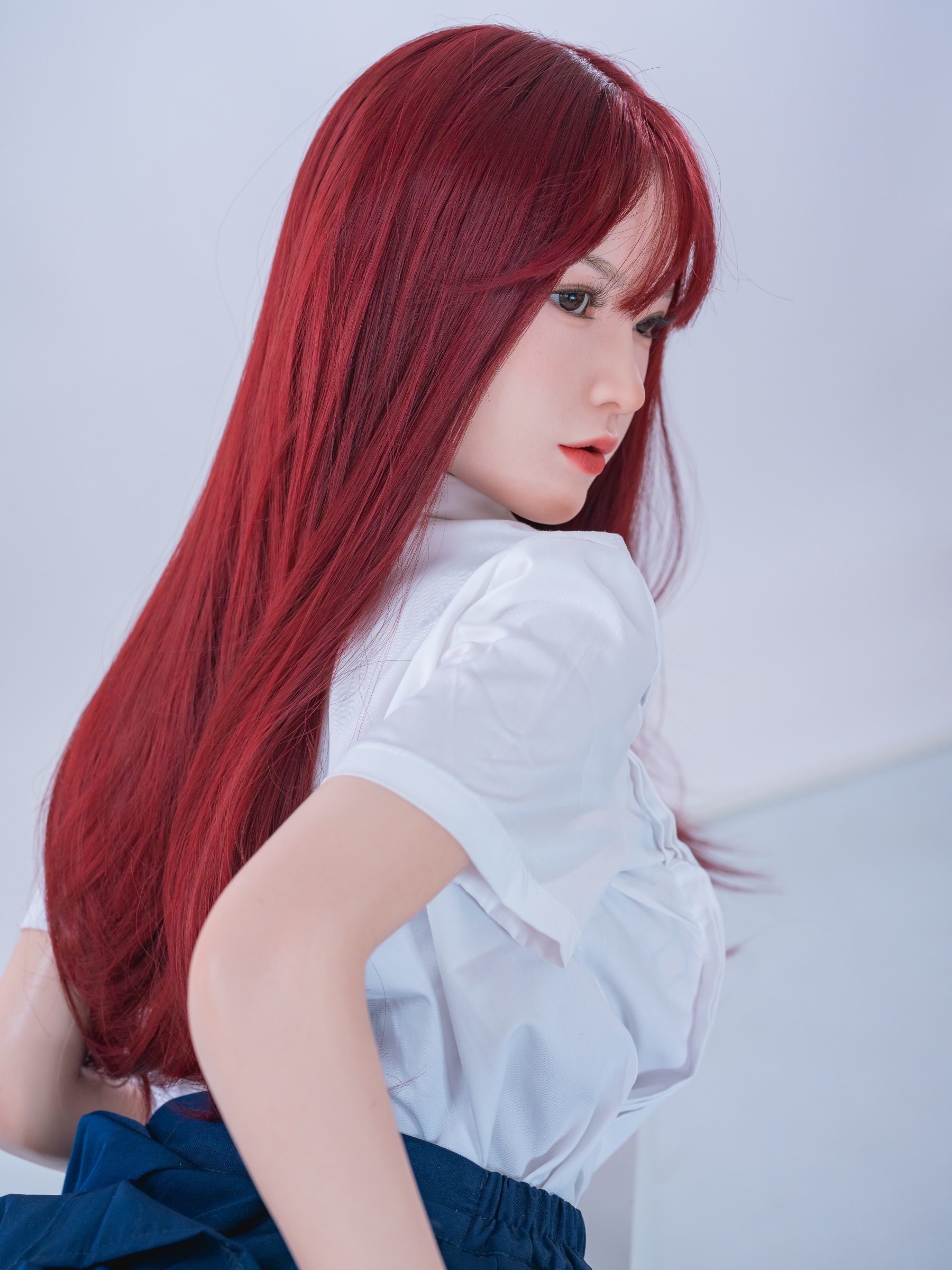 Pink -158cm(5ft2)  Medium Breast ROS Mixed Blood Lifelike Silicone Sex Doll