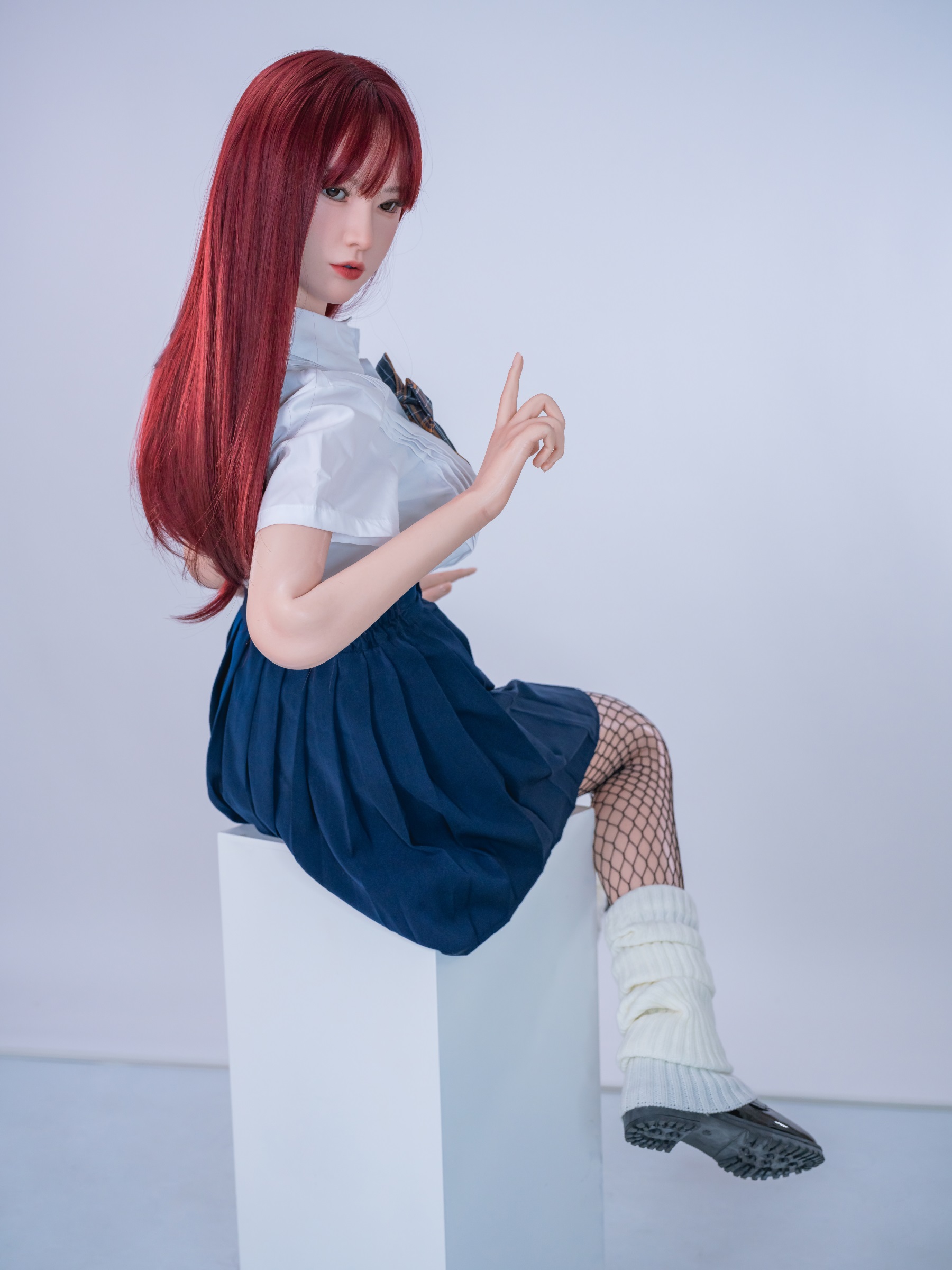 Pink -158cm(5ft2)  Medium Breast ROS Mixed Blood Lifelike Silicone Sex Doll