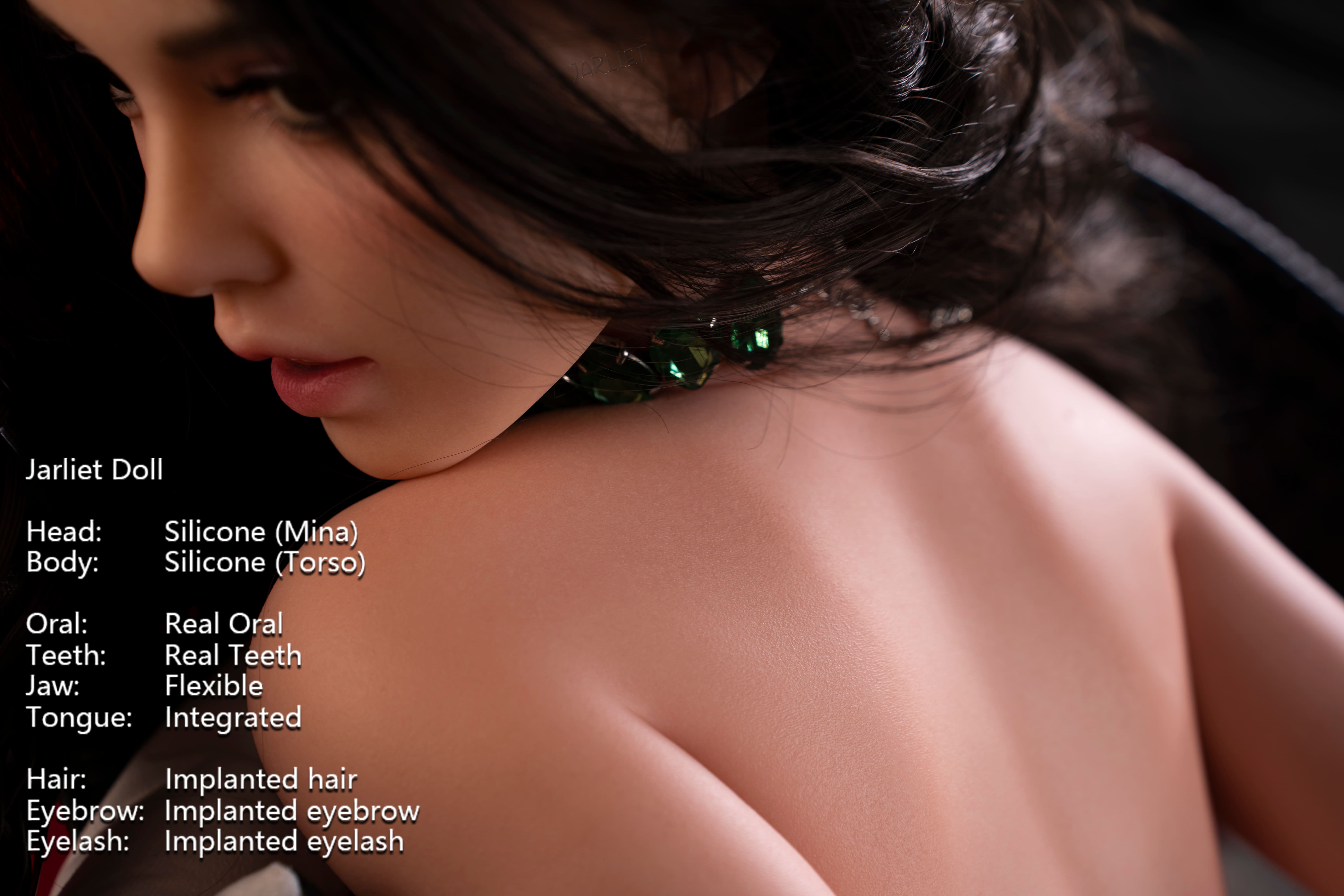 Jarliet | Mina -2ft 1/65cm D-Cup ROS Head Real Skin Texture Silicone Sex Torso