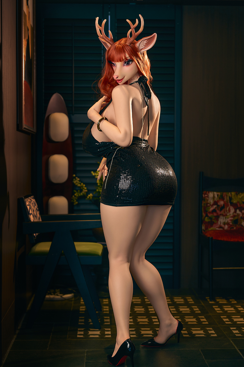 MoonVale Doll | Elaphia - 170cm/5ft7 BBW Deer Girl Furry Sex Doll