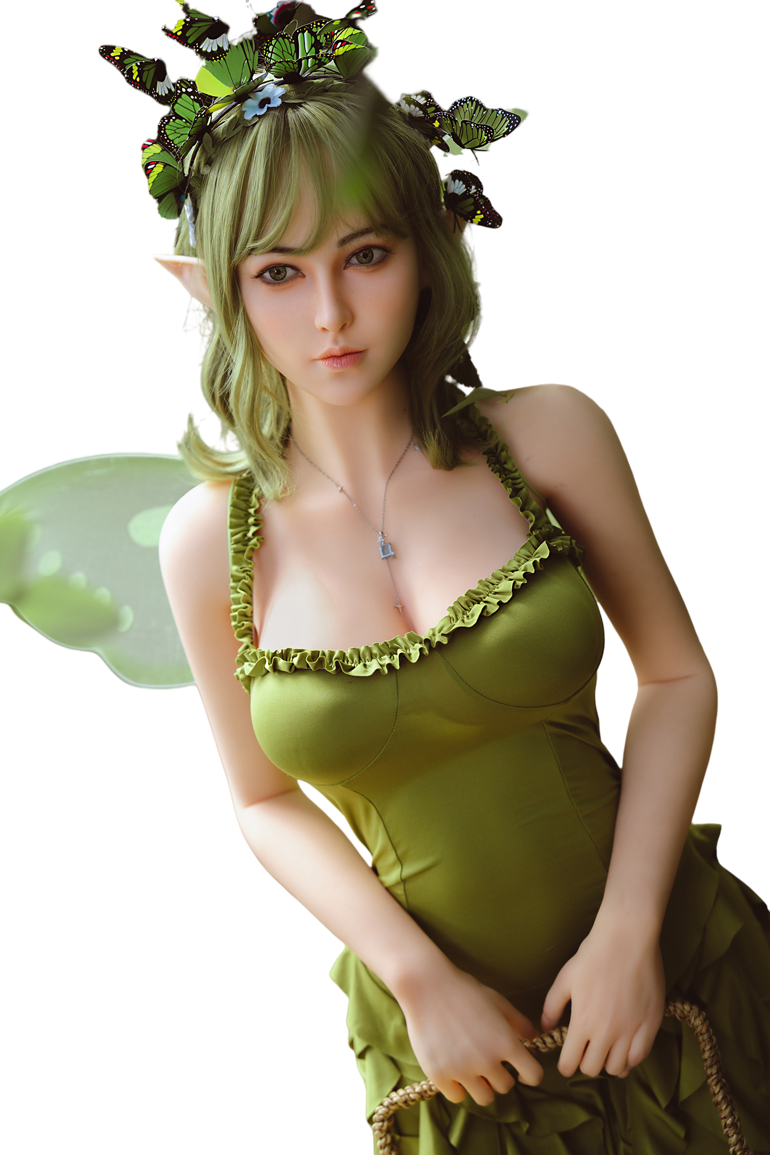 Bellamy- 160cm (5ft3) Medium Breast Elf Lifelike Silicone Head Sex Doll