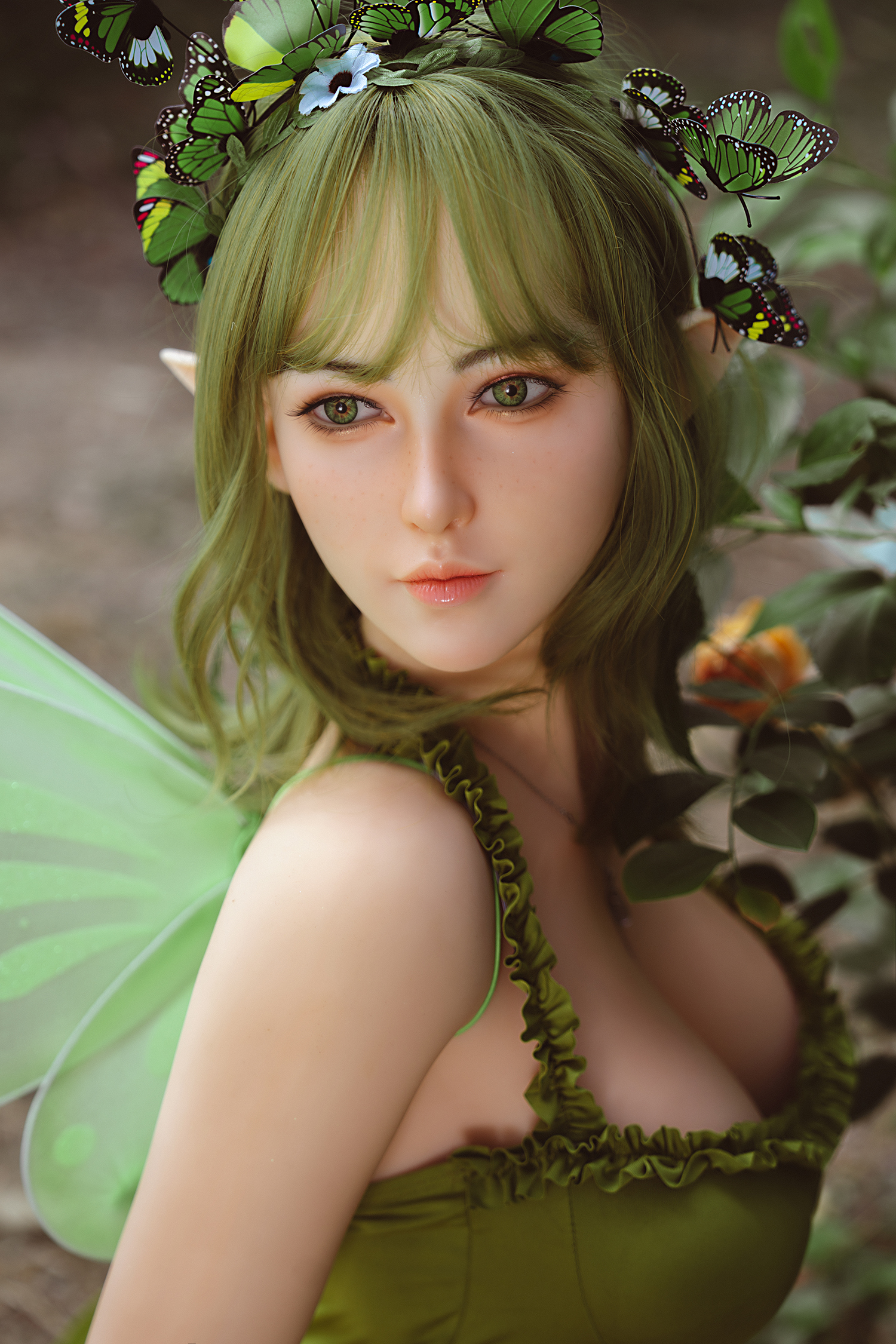 Bellamy- 160cm (5ft3) Medium Breast Elf Lifelike Silicone Head Sex Doll