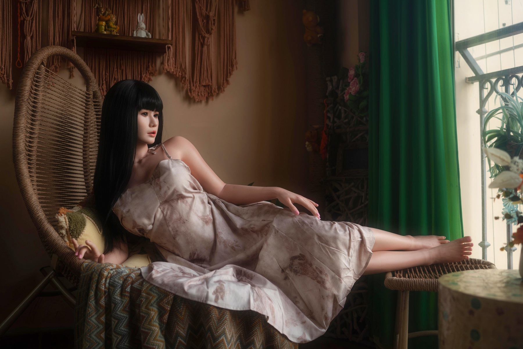 Top Fire | Marida - Ultra Light 5ft 1/158cm D-cup Movable Jaw Silicone Sex Doll