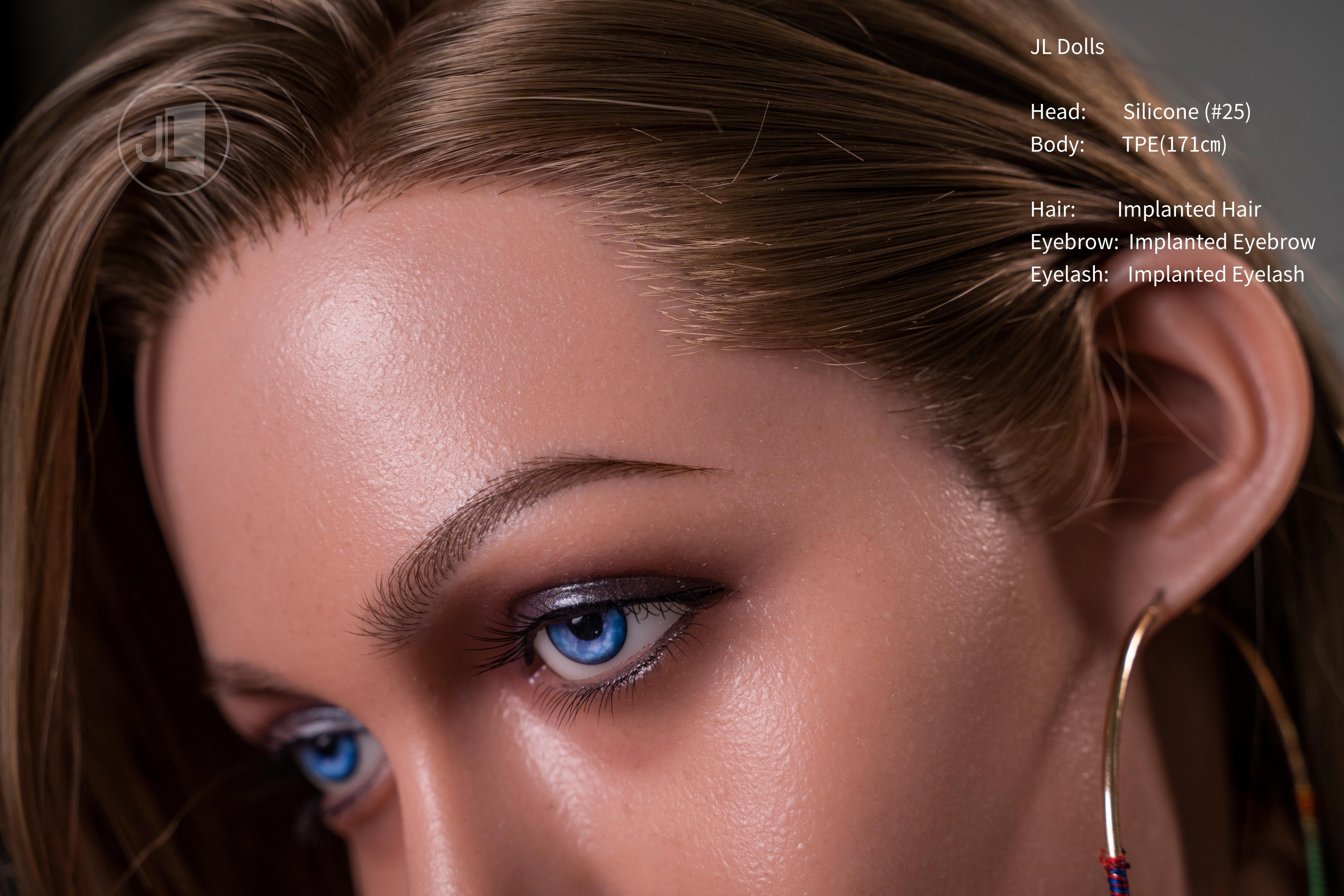 Jarliet | Gina -5ft 7/171cm Silicone Head BBW Sex Doll (In Stock US)