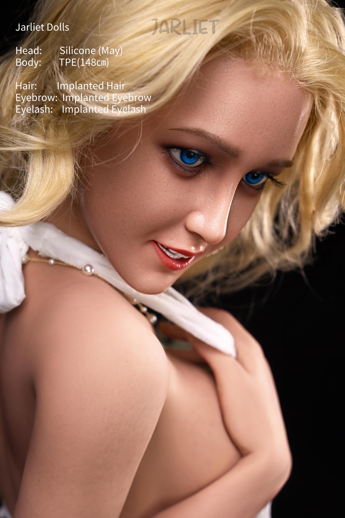 Jarliet | May -4ft 10/148cm Silicone head Sex Doll