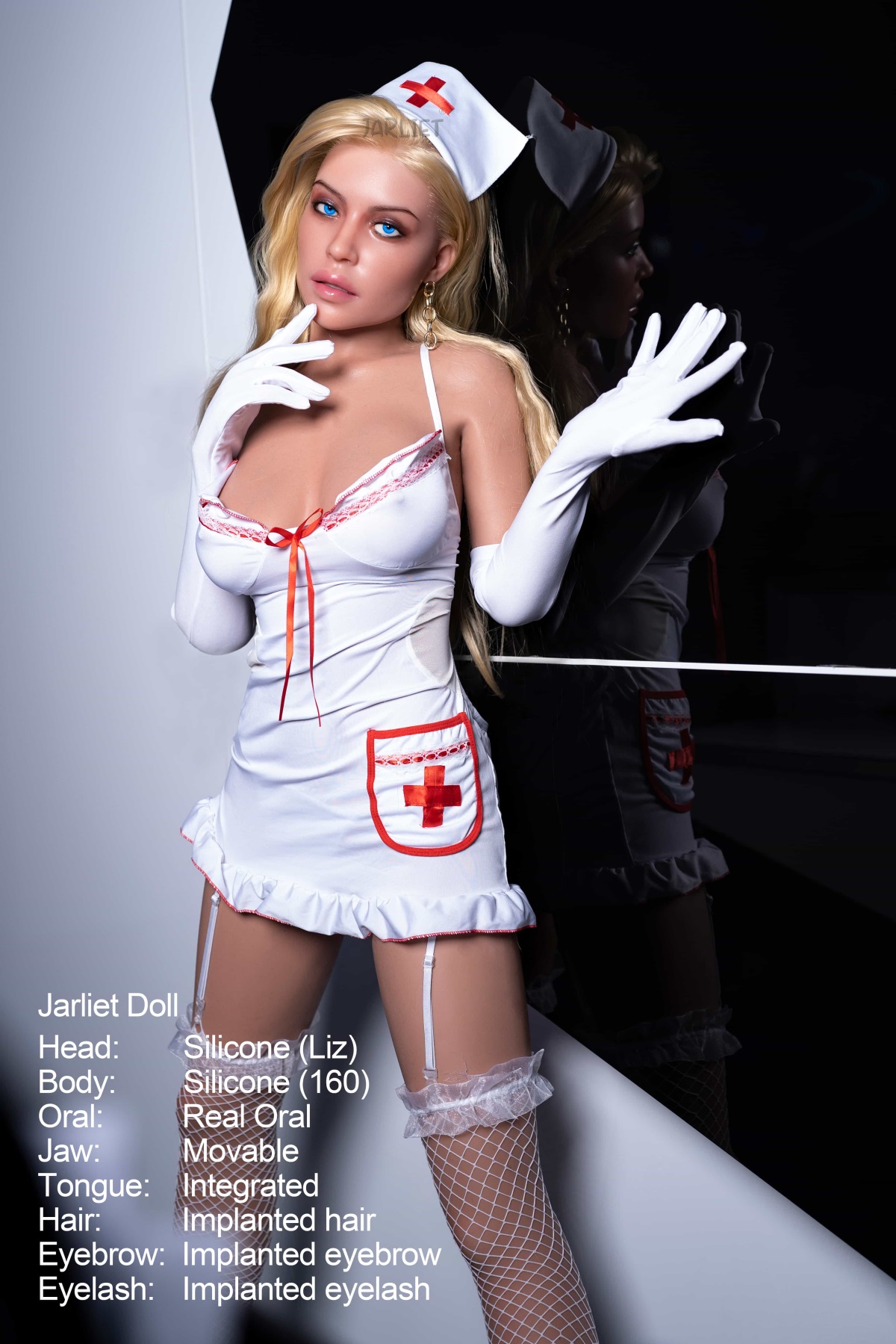 Jarliet丨Liz-5ft 2/160cm Medium Breasts Real Oral Silicone Sex Doll