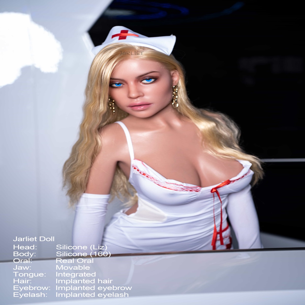 Jarliet丨Liz-5ft 2/160cm Medium Breasts Real Oral Silicone Sex Doll