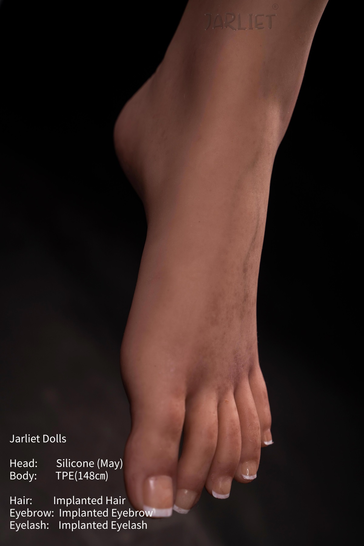 Jarliet | May -4ft 10/148cm Silicone head Sex Doll