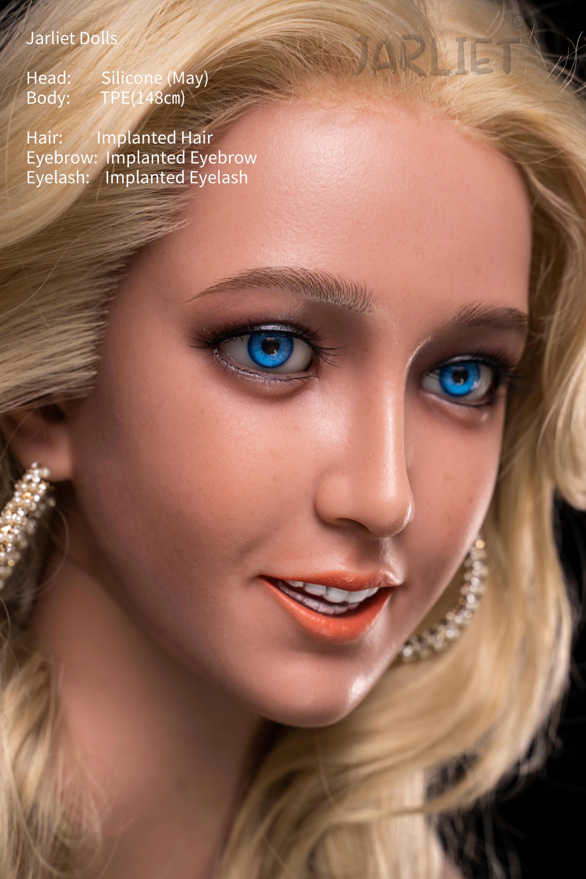 Jarliet | May -4ft 10/148cm Silicone head Sex Doll