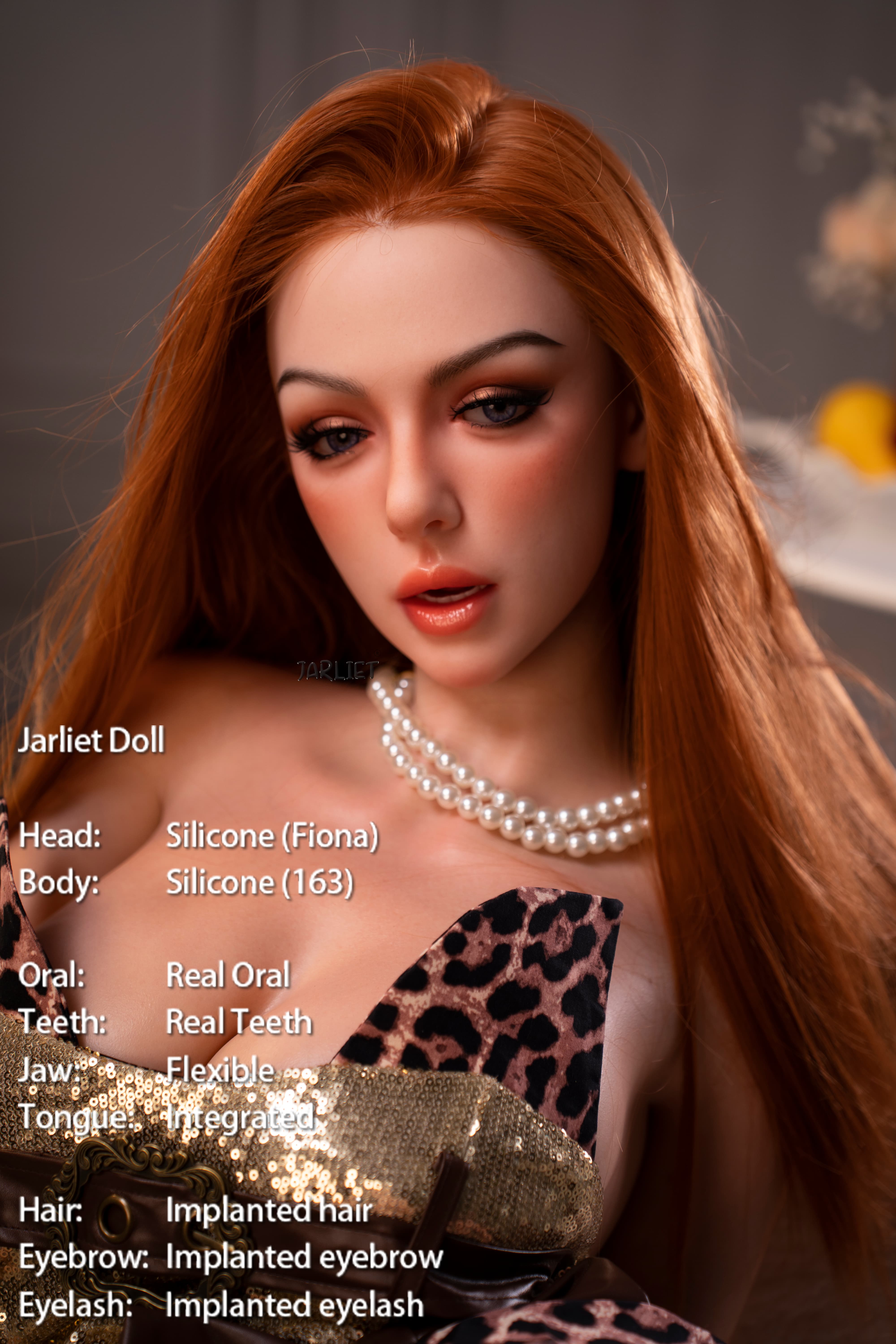 Jarliet | Fiona -5ft 4/163cm Leopard-Print ROS Full Silicone Sex Doll