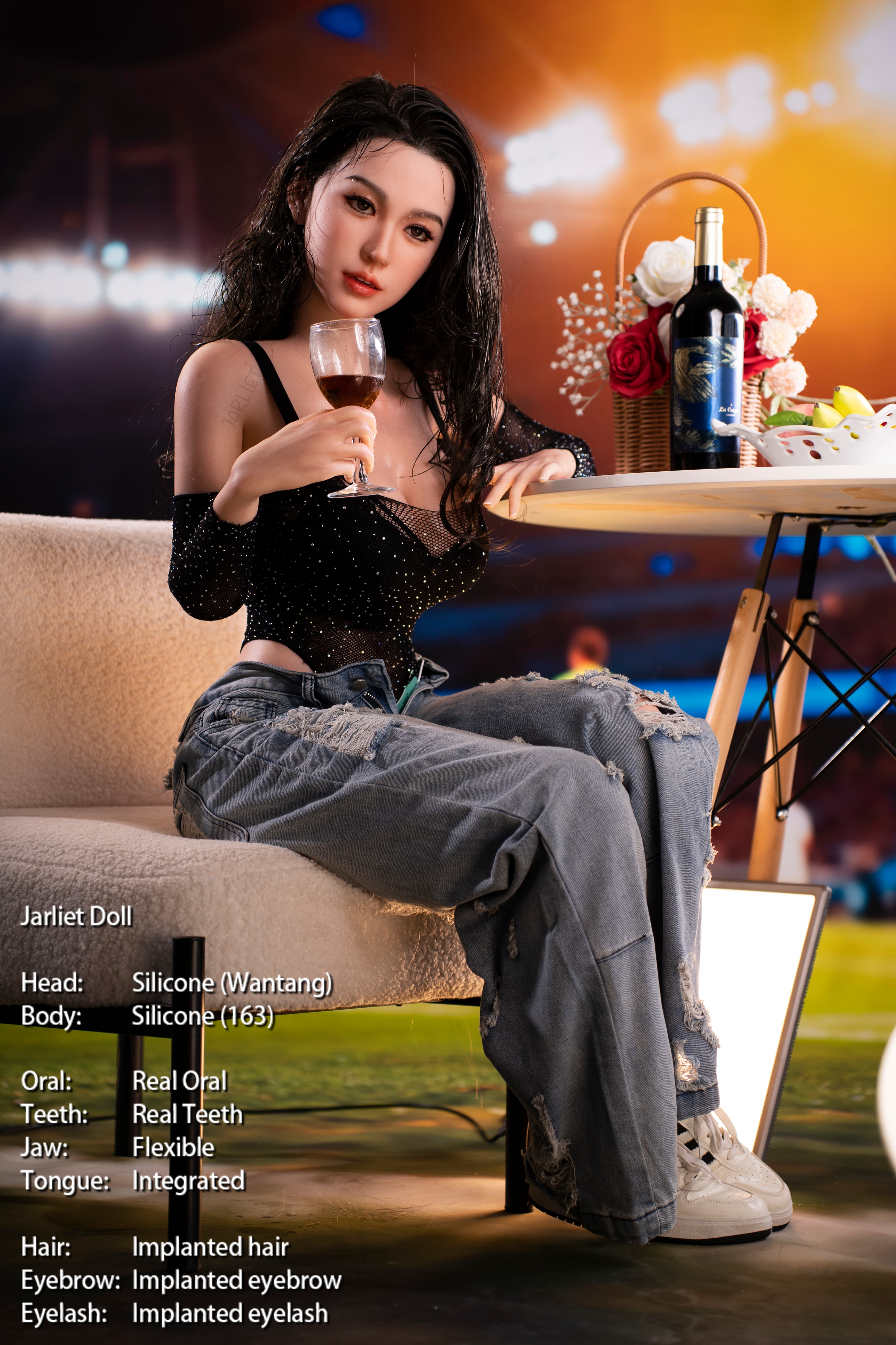 Jarliet | Wantang-5ft 4/163cm  Real ROS  Full Silicone Sex Doll