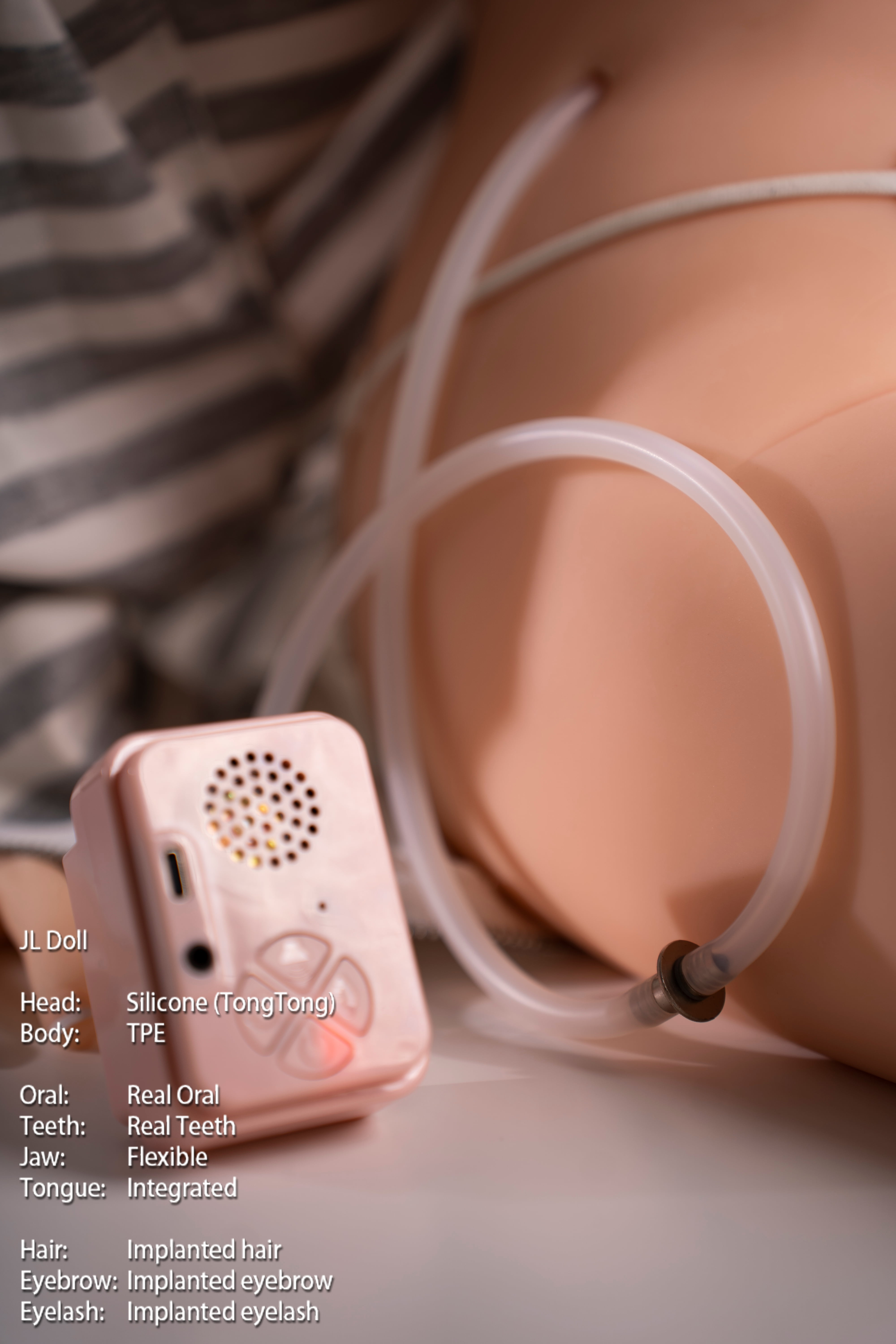 Jarliet | Tongtong 4ft6/140cm Lovely Silicone head Sex Doll
