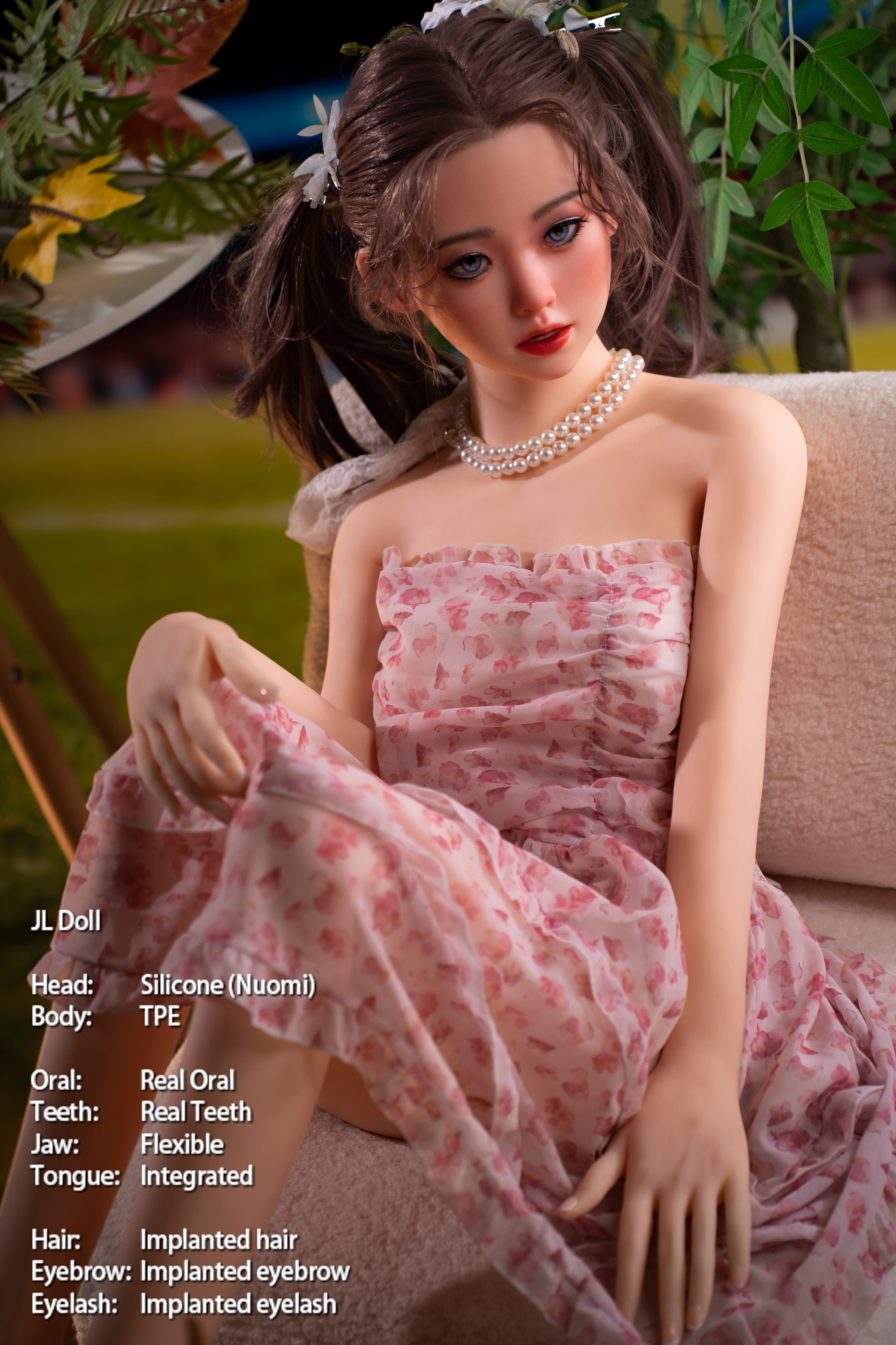 Jarliet | Nuomi 4ft6/140cm Pigtails Lovely Silicone head Sex Doll