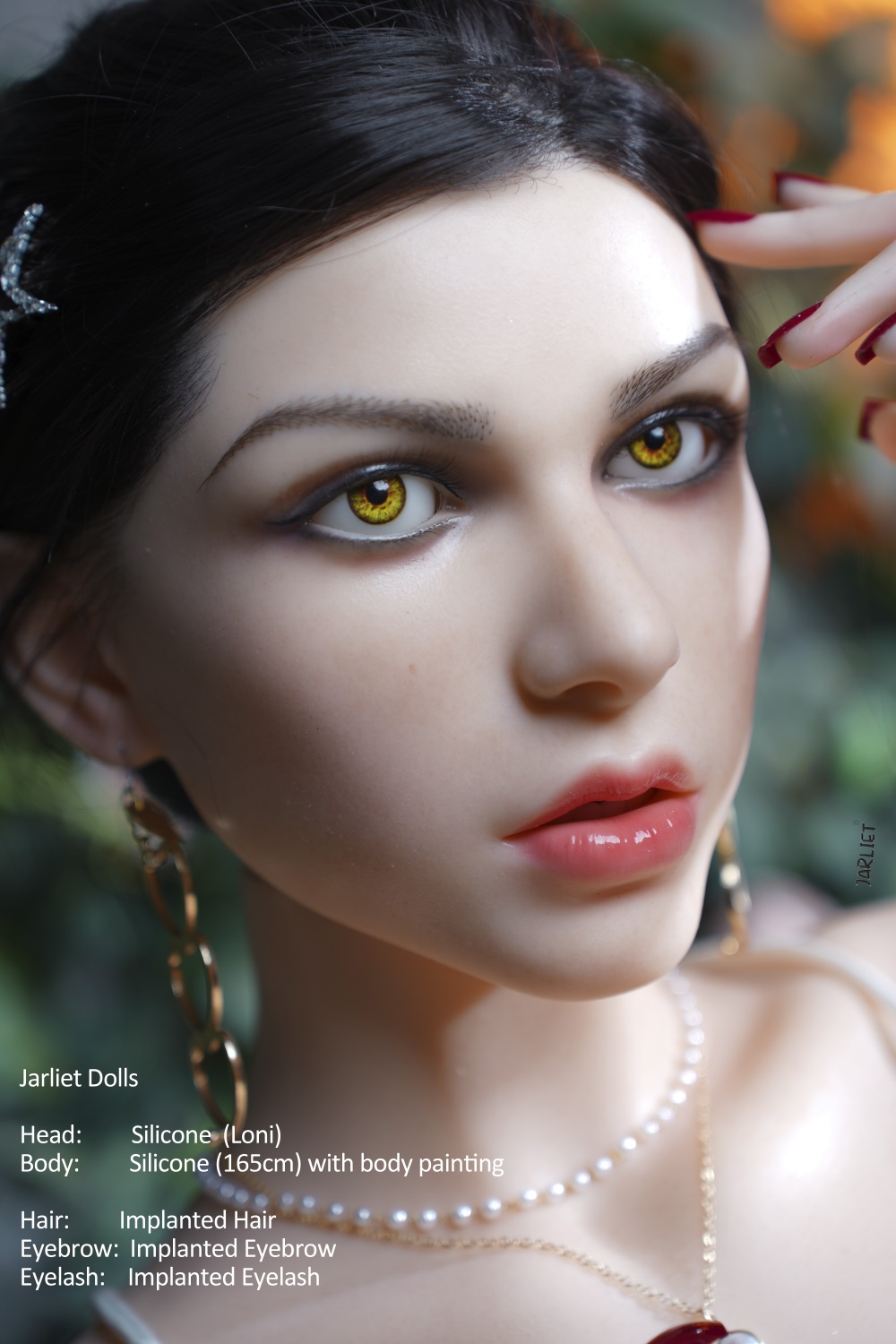 JarlietLoni -5ft 4/165cm ROS Movable Jaw Silicone Sex Doll-First Love Doll