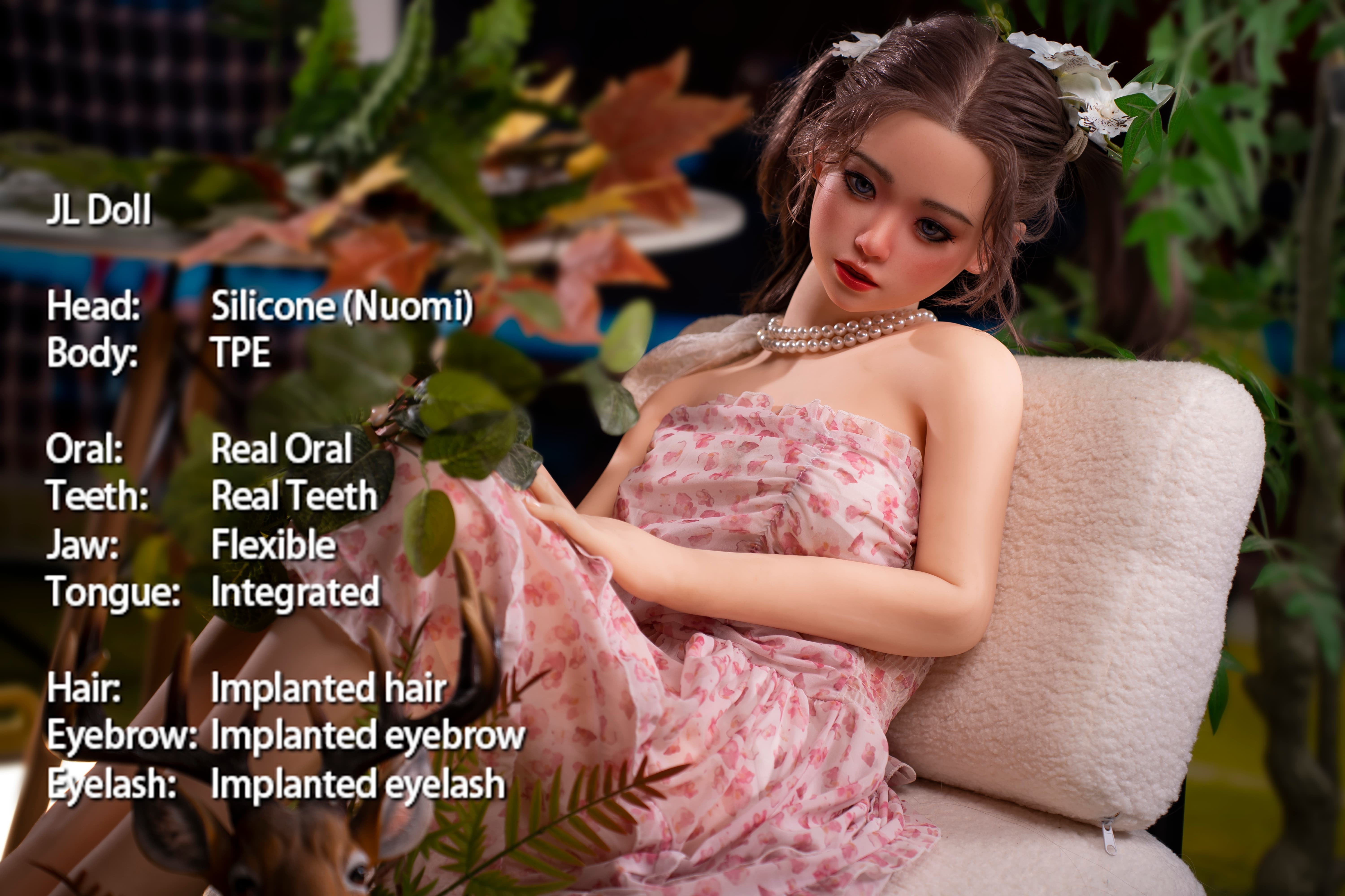 Jarliet | Nuomi 4ft6/140cm Pigtails Lovely Silicone head Sex Doll